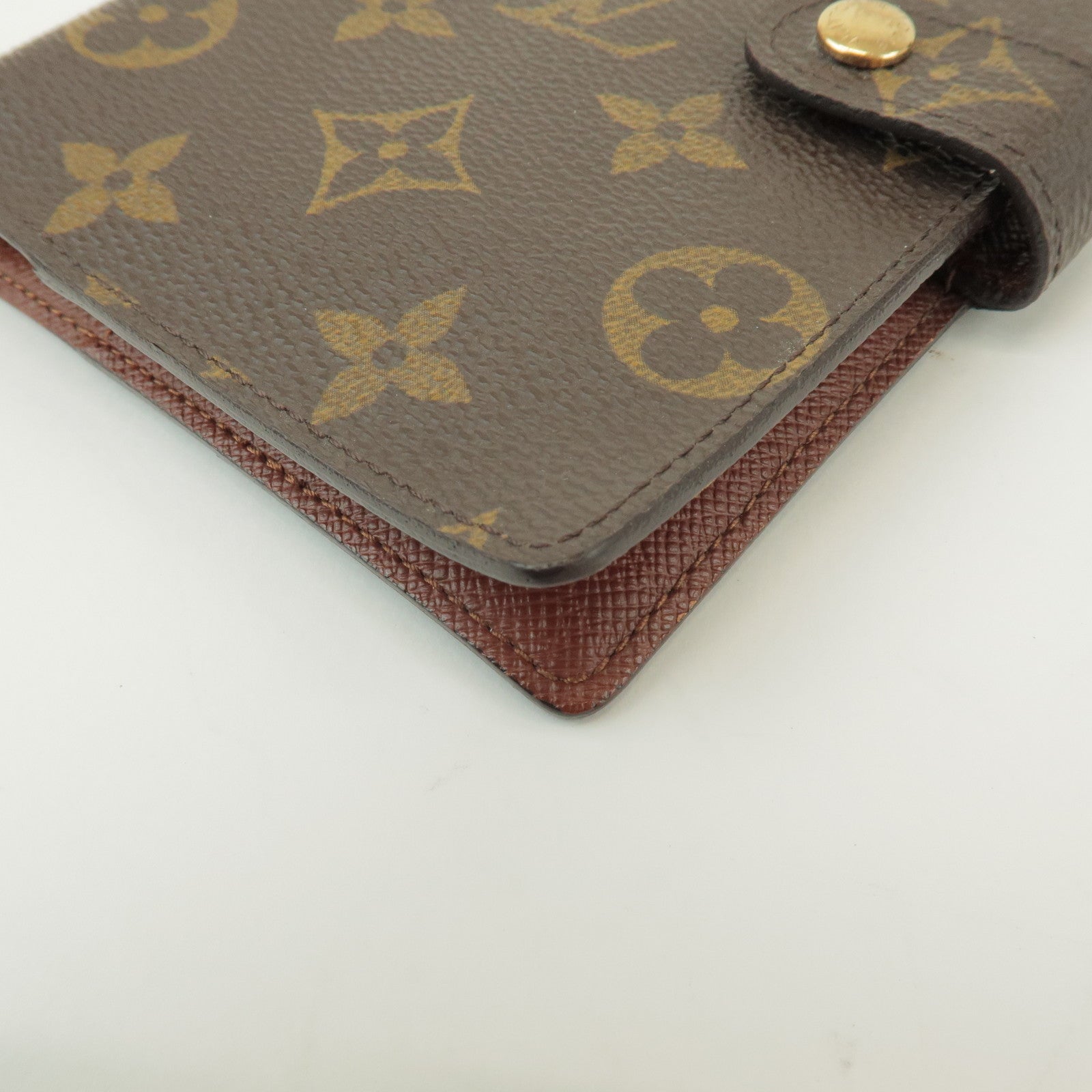 Louis Vuitton Monogram Agenda PM Planner Cover Brown R20005