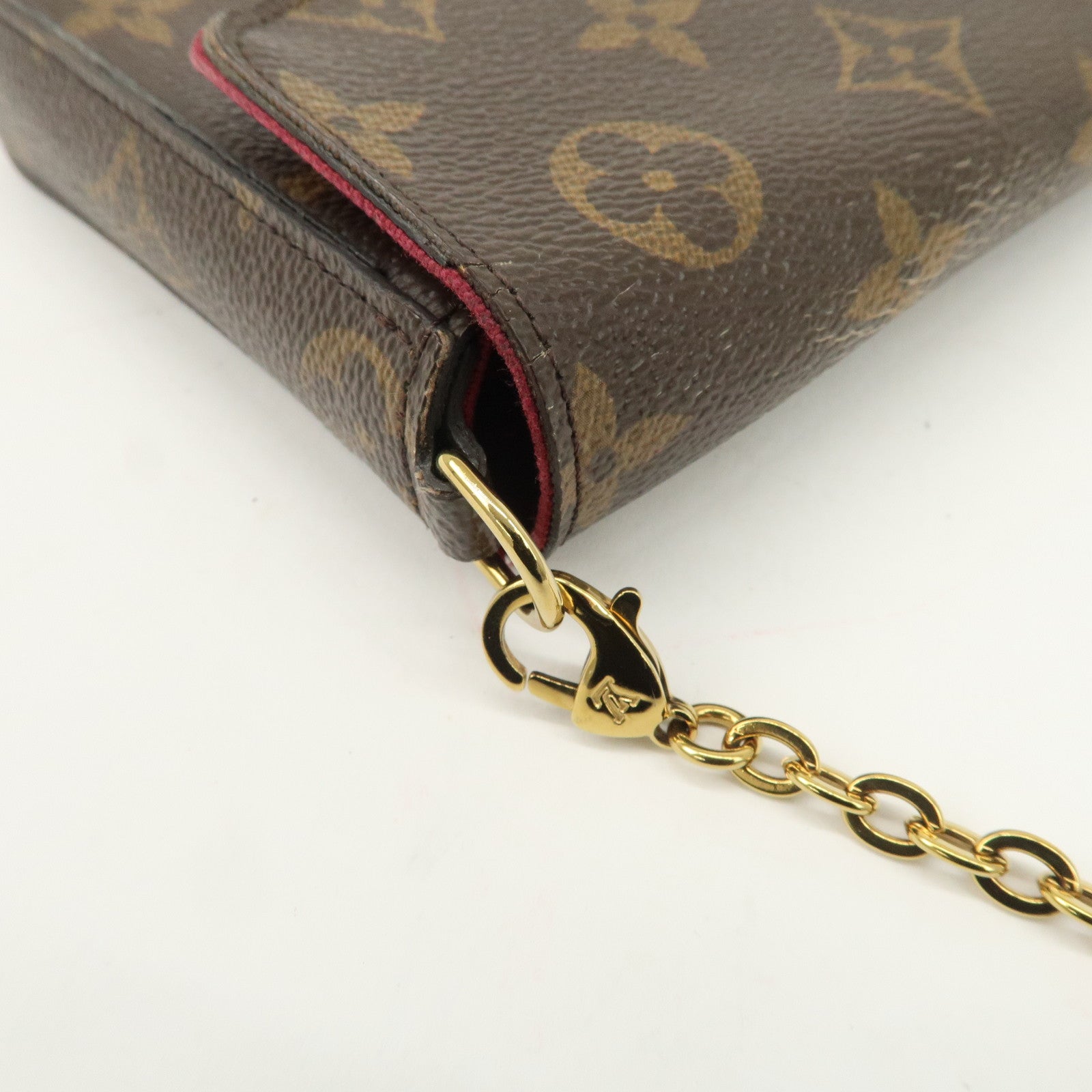 Louis Vuitton Monogram Pochette Felicie Shoulder Bag Brown M61276