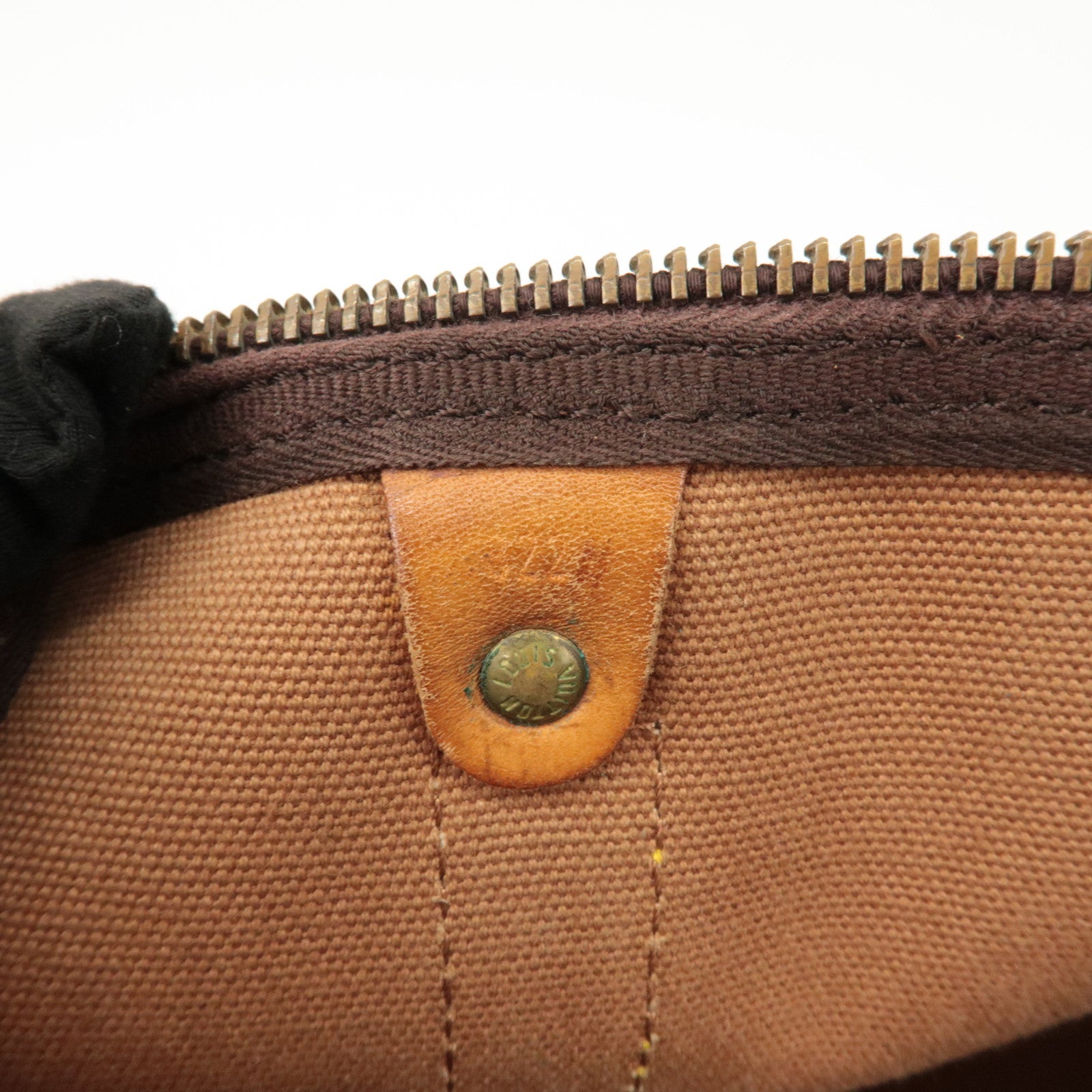 Louis Vuitton Monogram Keep All 50 Boston Bag Brown M41426 Used