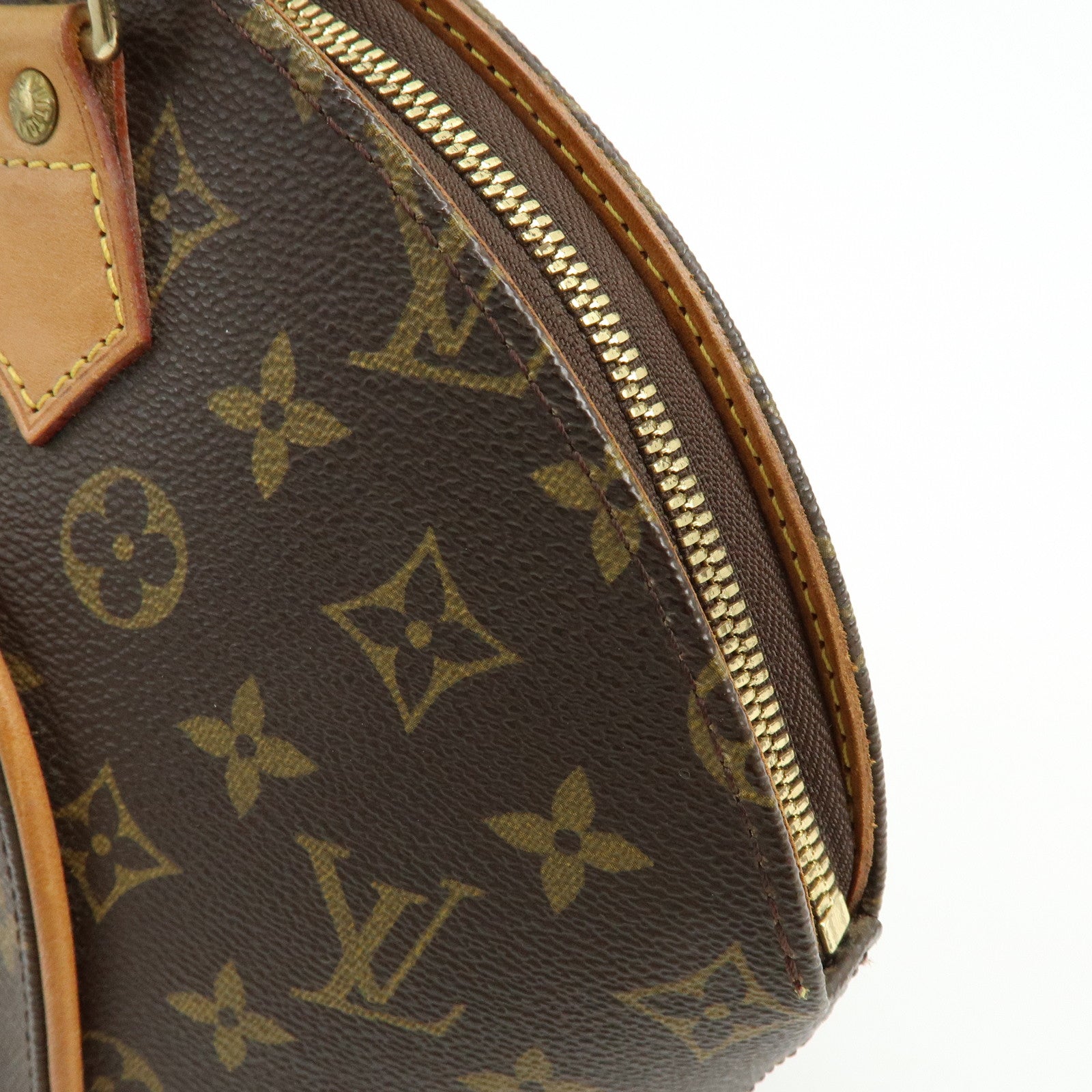 Louis Vuitton Monogram Ellipse PM Hand Bag Brown M51127