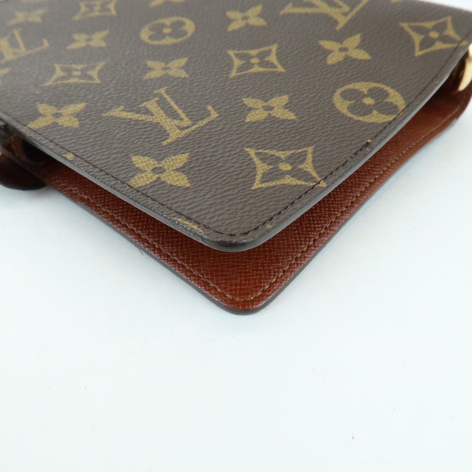 Louis Vuitton Monogram Agenda MM Planner Cover Brown R20105