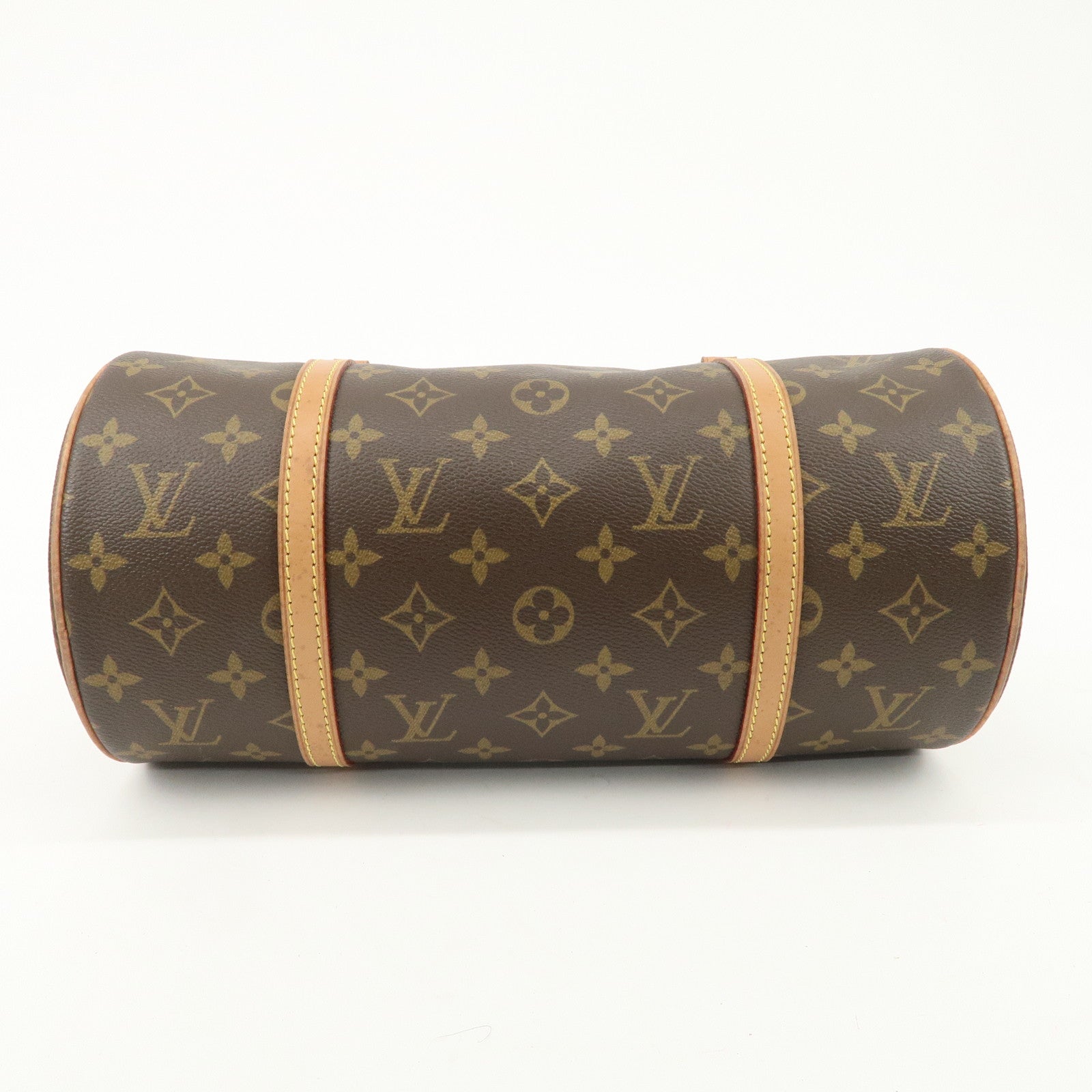 Louis Vuitton Monogram Papillon 30 Hand Bag New Style Brown M51385