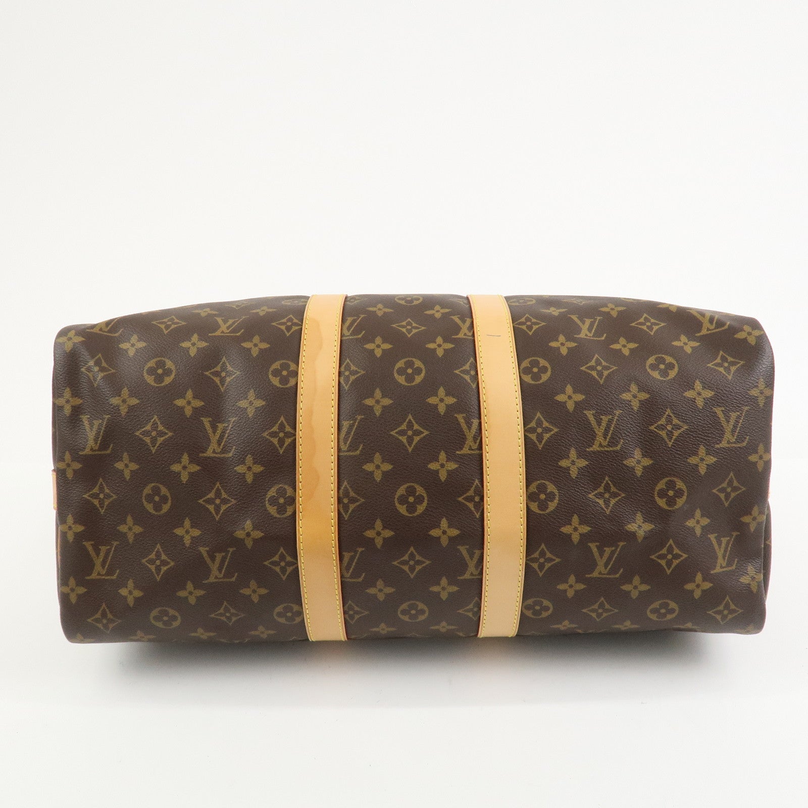 Louis Vuitton Monogram Keep All Bandouliere 45 Boston Bag M41418