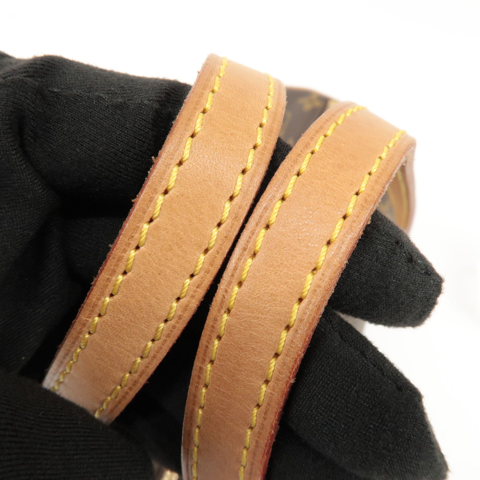 Louis Vuitton Monogram Canvas Leather Papillon 30 Brown M51385 Used