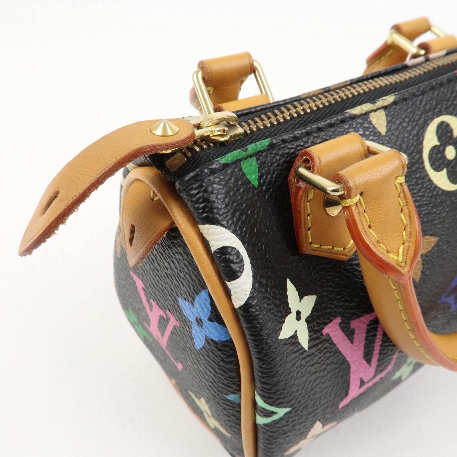 Louis Vuitton Monogram Multicolor Mini Speedy Mini Bag Noir M92644