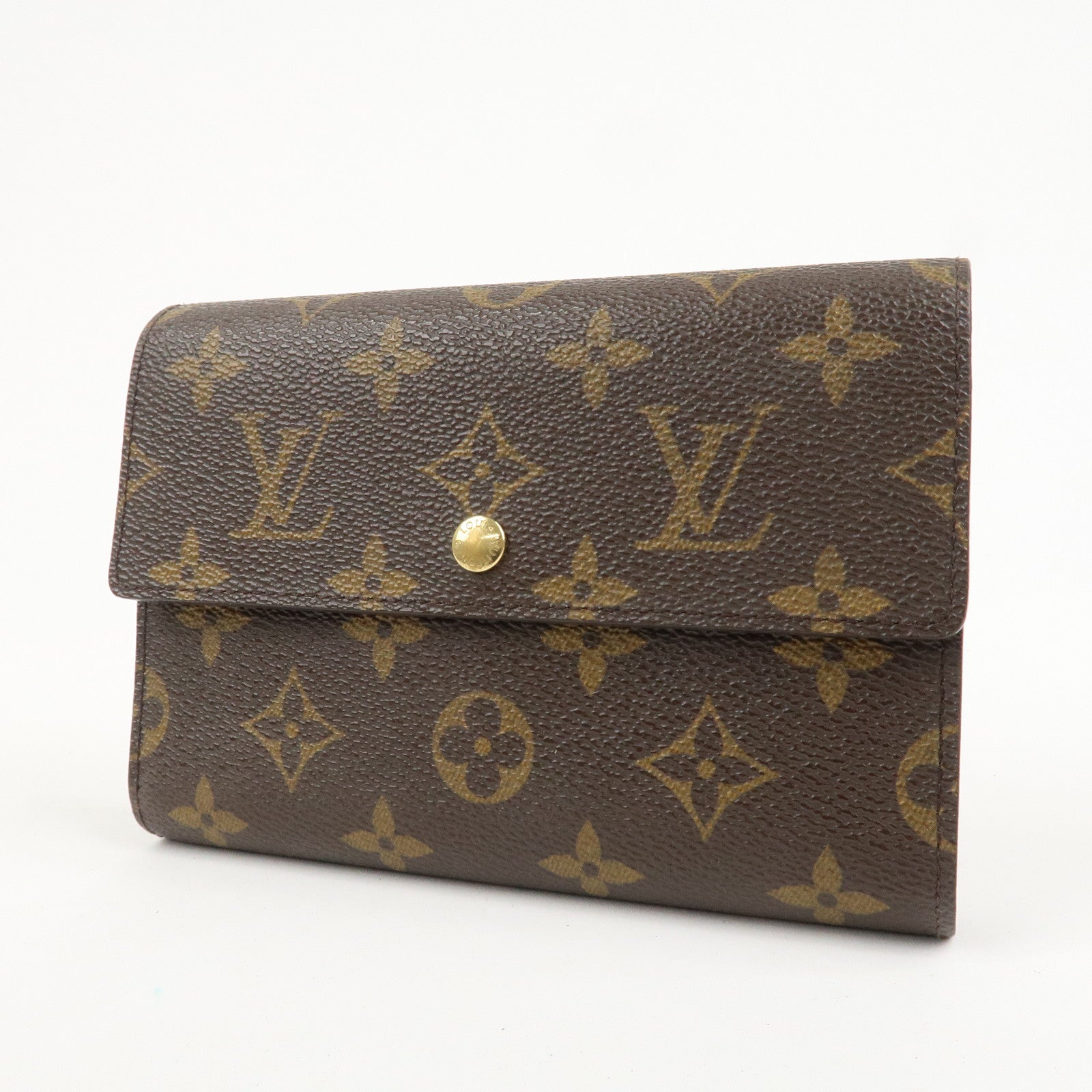 Louis Vuitton Monogram Porte Tresor Etui Papiers Wallet M61202