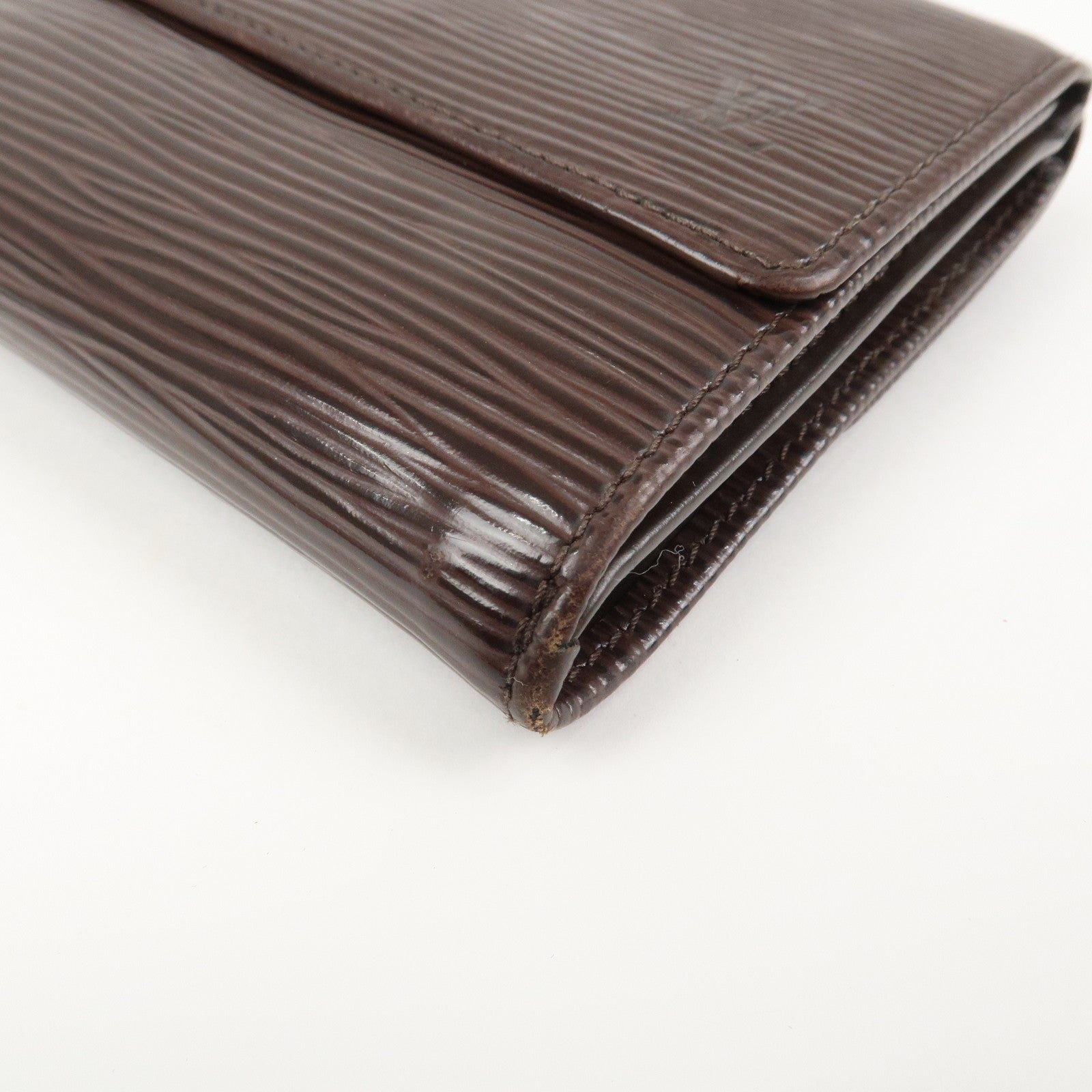 Louis Vuitton Epi Porte Monnaie Billets Carte Credit Mocha M6348D