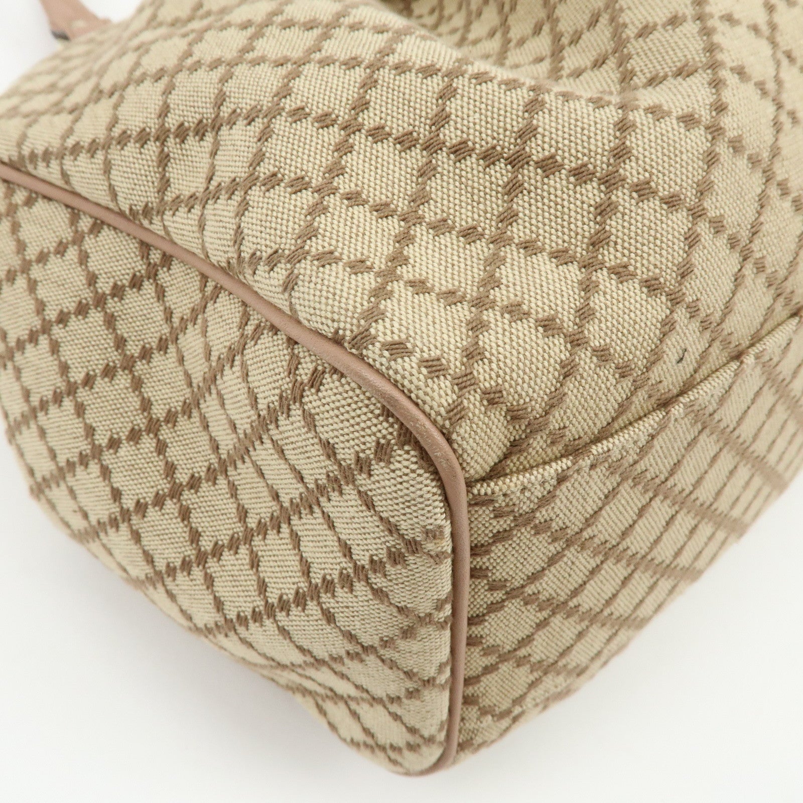 GUCCI Sukey GG Canvas Leather Tote Bag Hand Bag 211944 Authentic Used F/S
