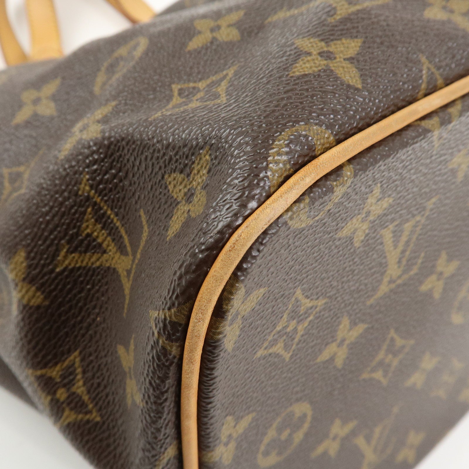 Louis Vuitton Monogram Palermo PM 2Way Bag Hand Bag Brown M40145
