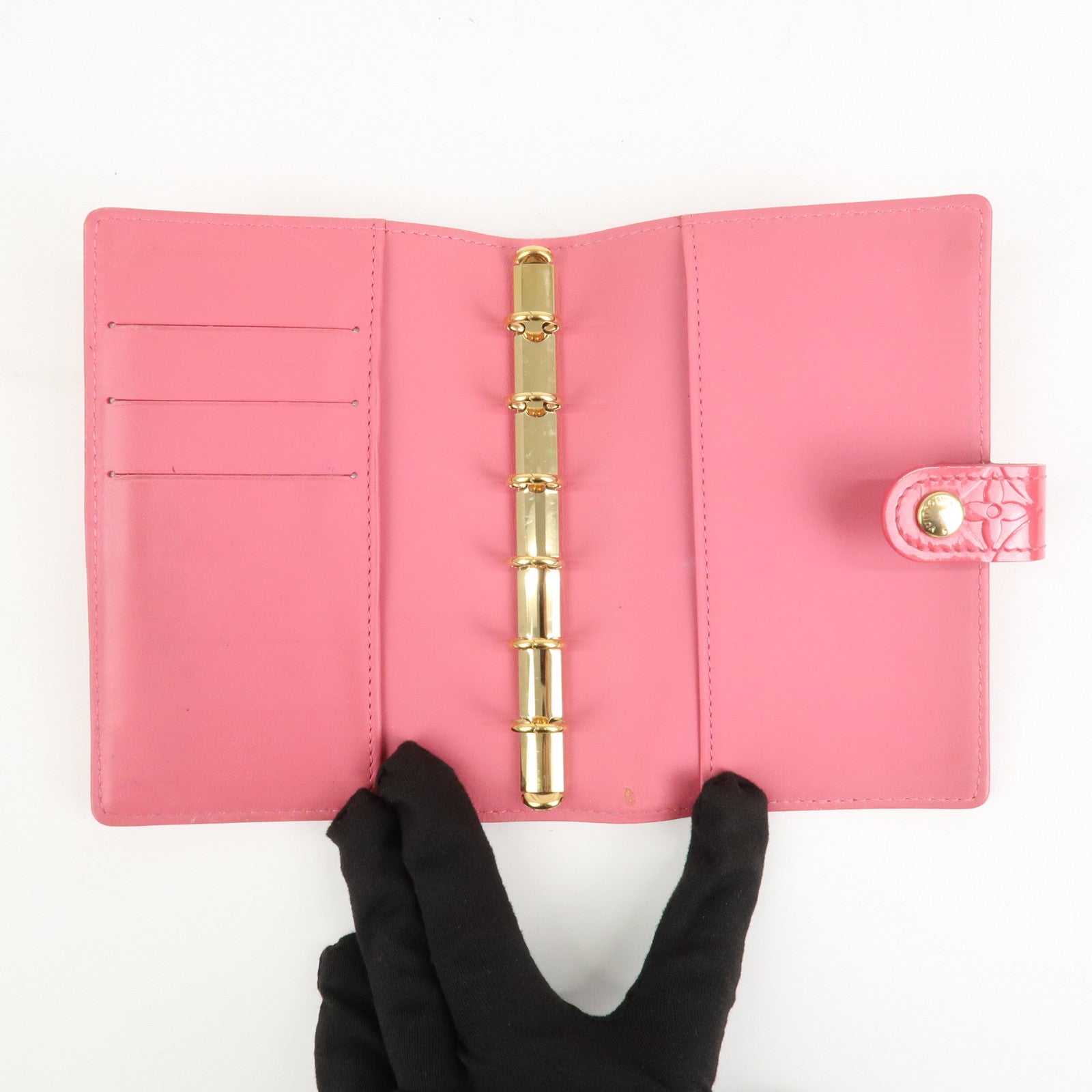 Louis Vuitton Monogram Vernis Agenda PM Planner Cover R2101F