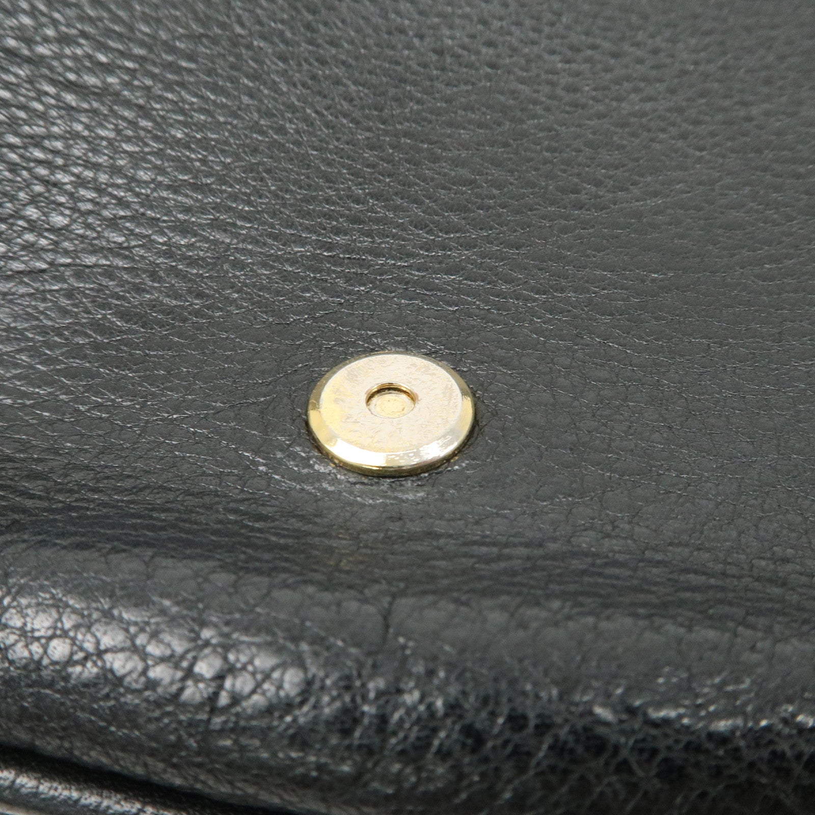 LOEWE Heritage Leather Shoulder Bag Crossbody Bag Black Used