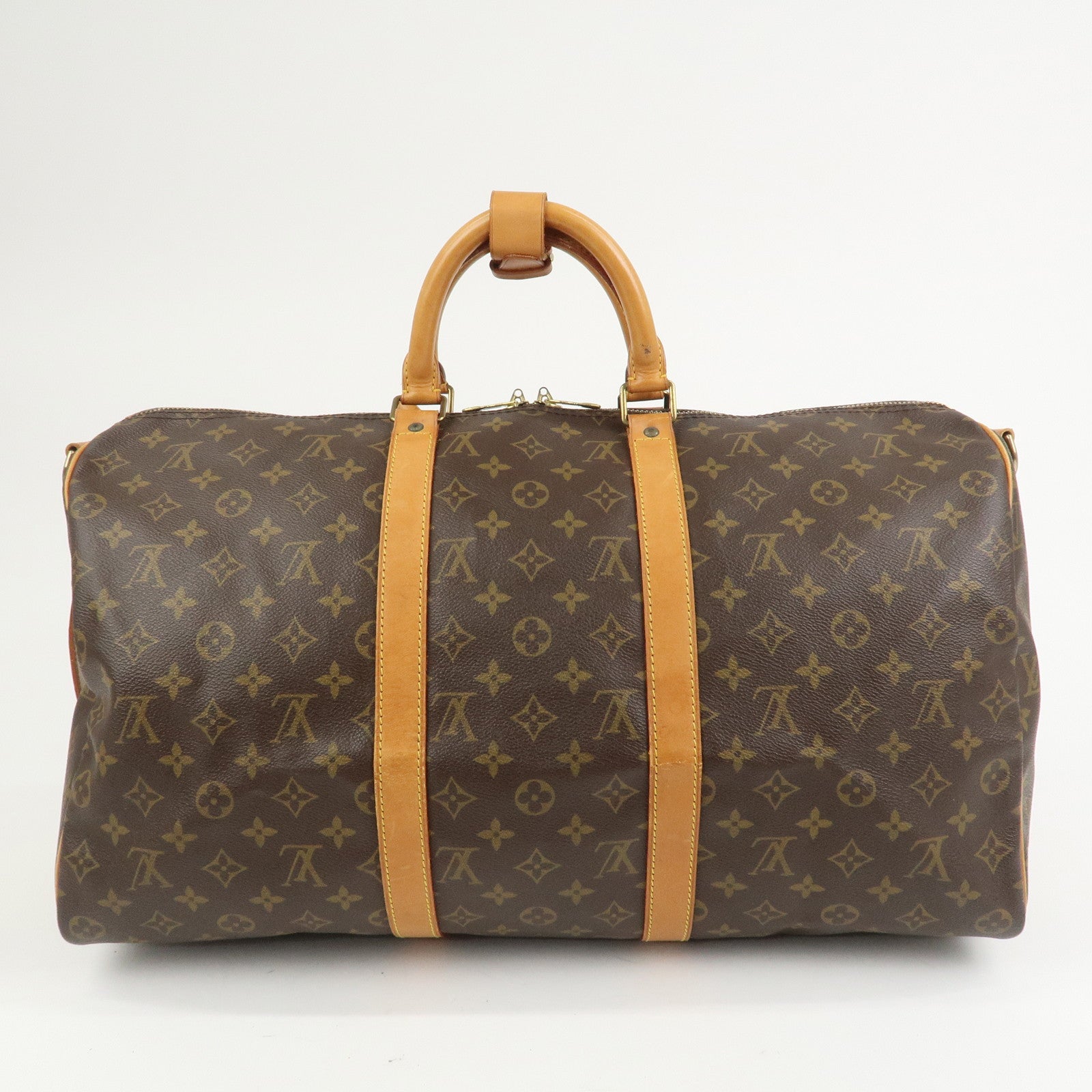 Louis Vuitton Monogram Keep All 50 Bandouliere Boston Bag M41416