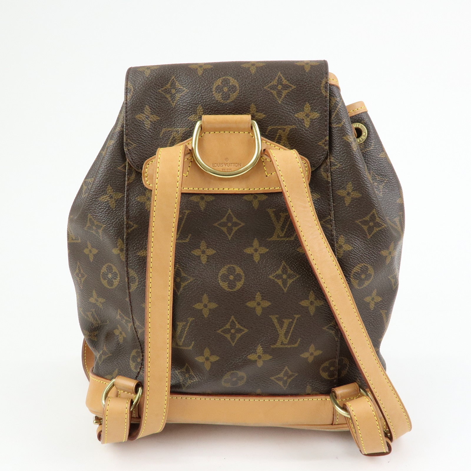 Louis Vuitton Monogram Montsouris MM Backpack Rucksack Brown M51136