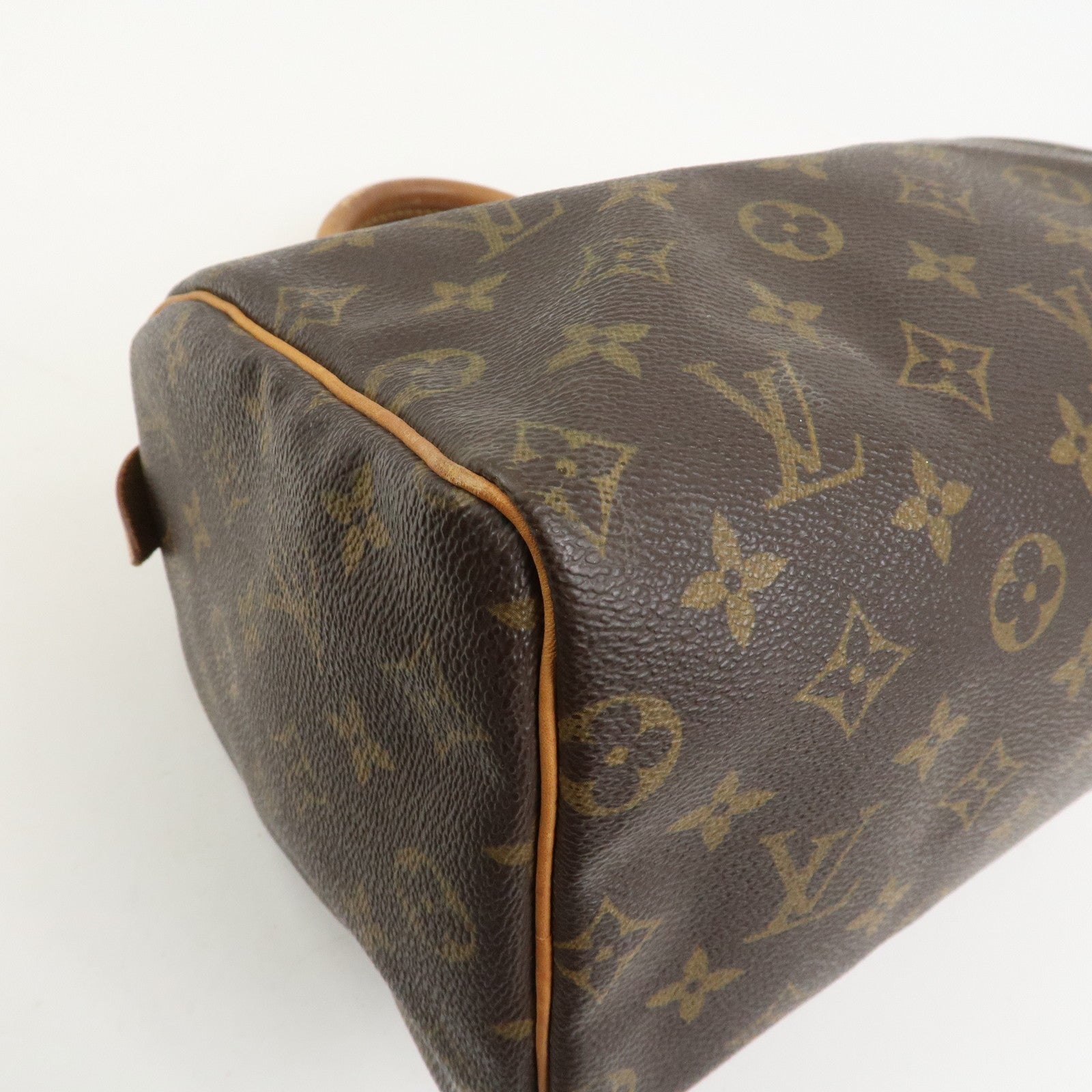 Louis Vuitton Monogram Speedy 25 Boston Bag Hand Bag Brown M41528
