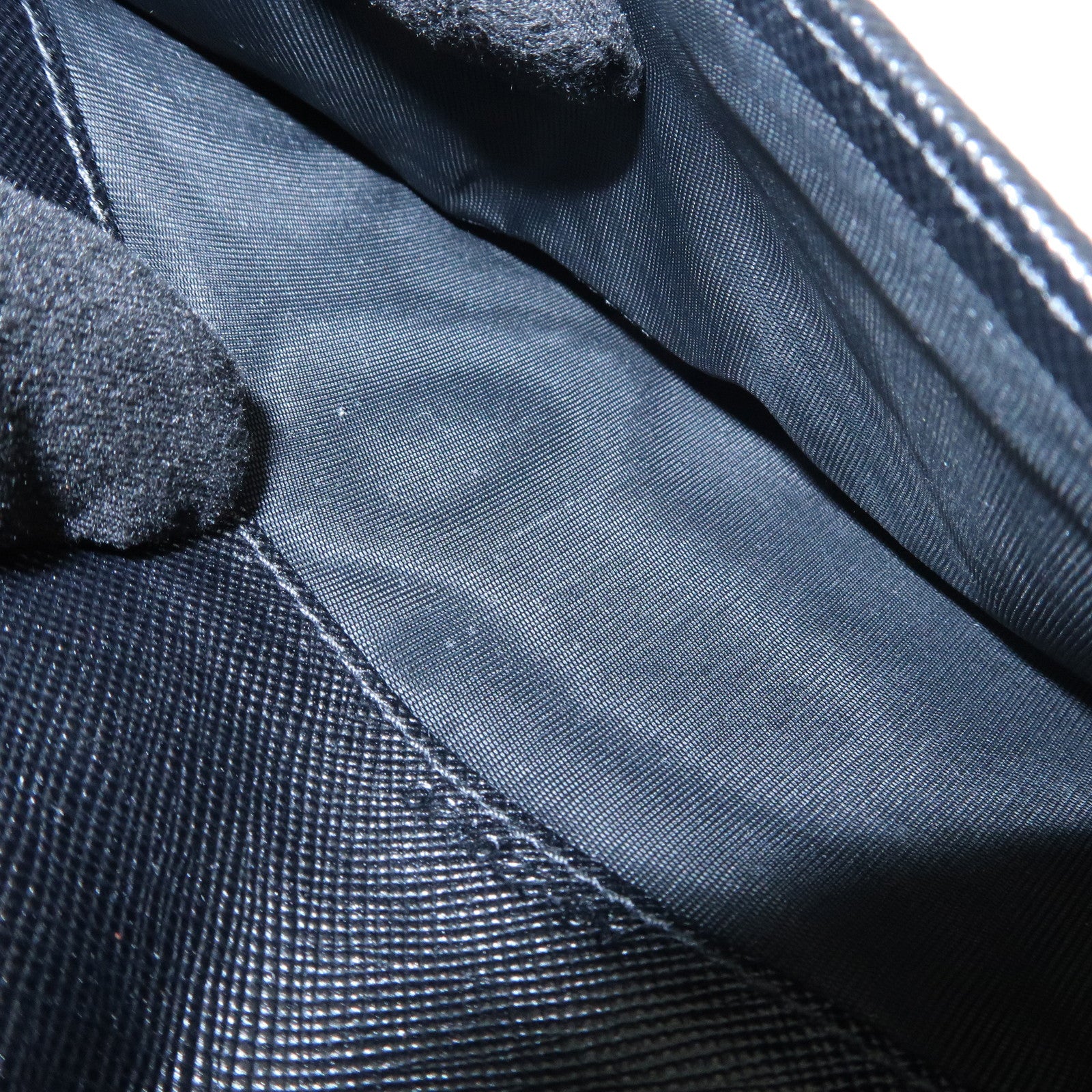 Ferragamo Gancini Vara Leather Wallet Set Of 2 Black Purple Used