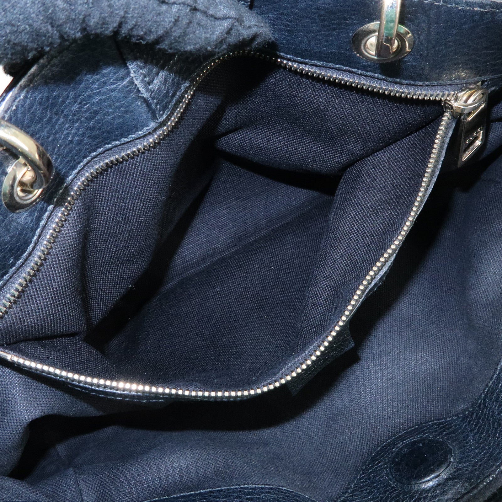 GUCCI Bamboo Shopper Medium Leather 2Way Hand Shoulder Bag 323660