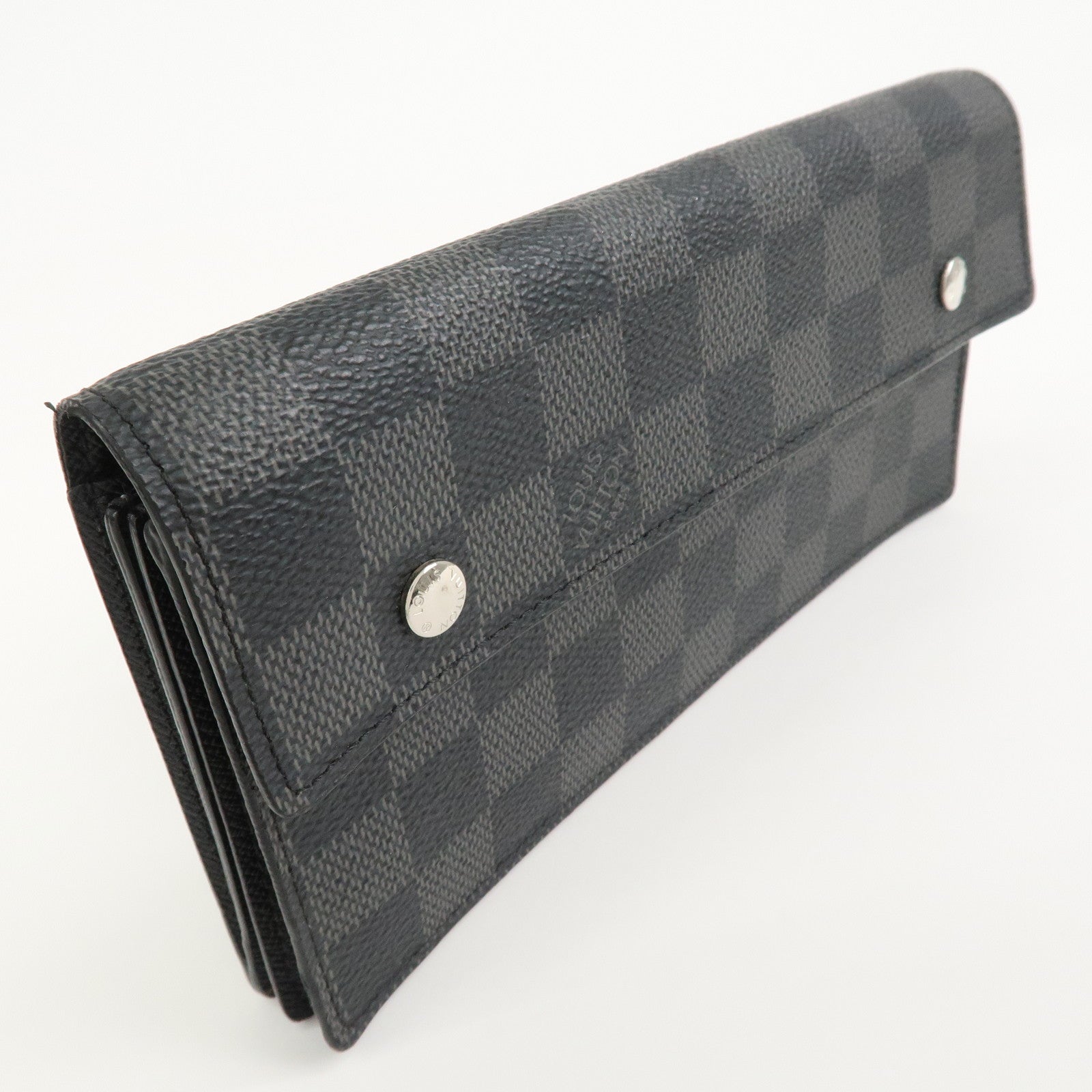Louis Vuitton Damier Graphite Portefeuille Accordion Wallet N60023