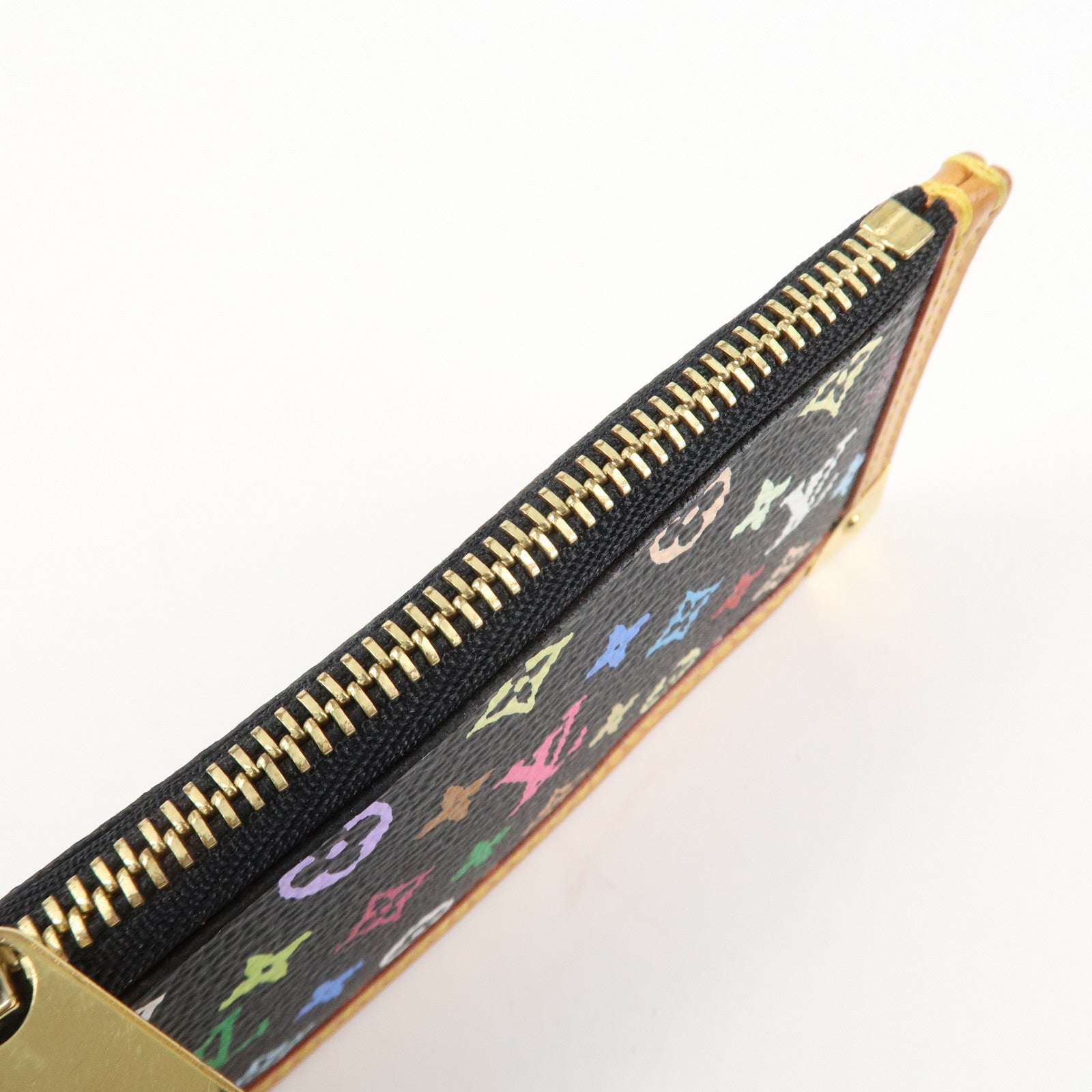 Louis Vuitton Monogram Multicolor Pochette Cles Noir M92654 Used