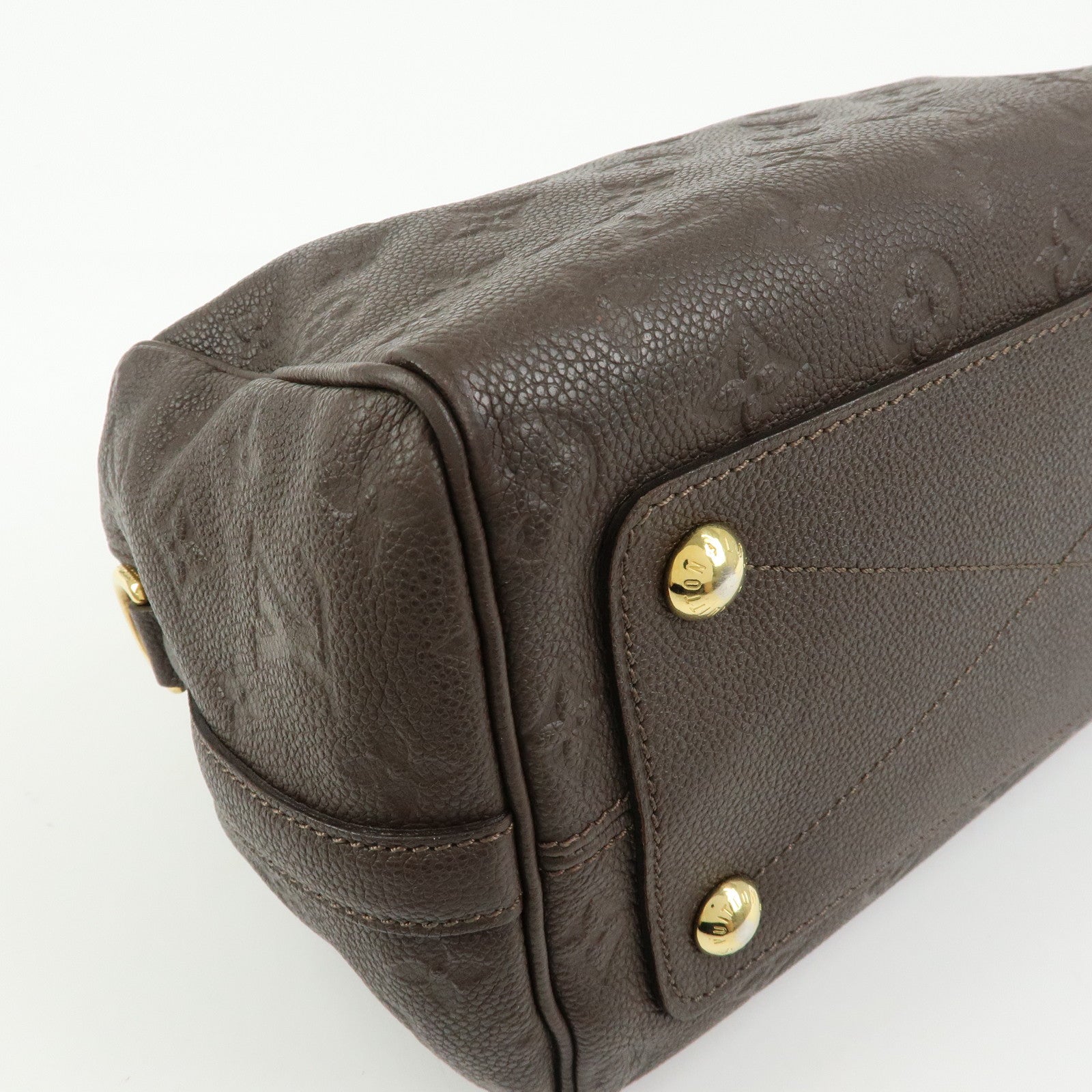 Louis Vuitton Monogram Empreinte Speedy Bandouliere 25 Terre M40761