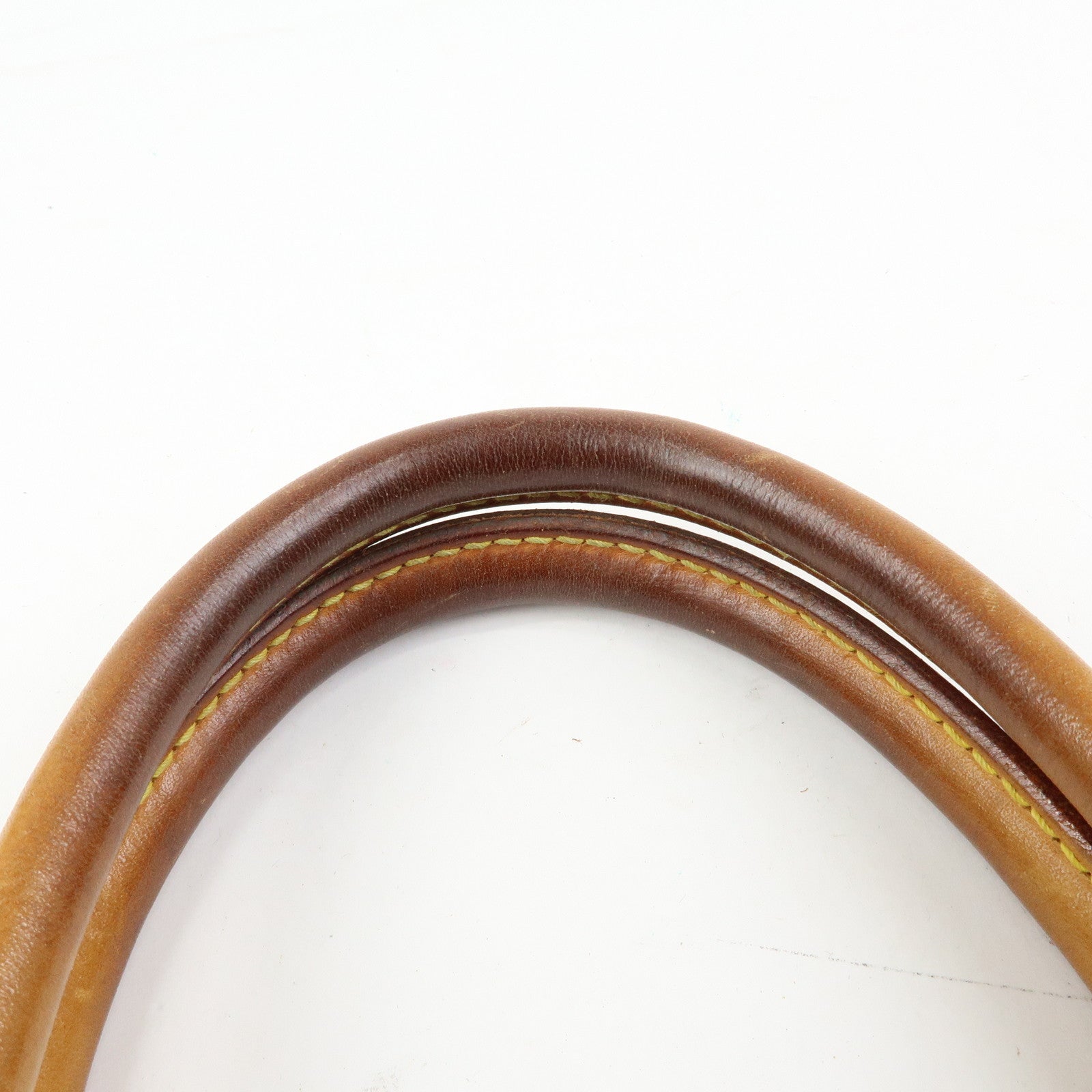 Louis Vuitton Monogram Sac Plat Tote Bag Hand Bag Brown M51140