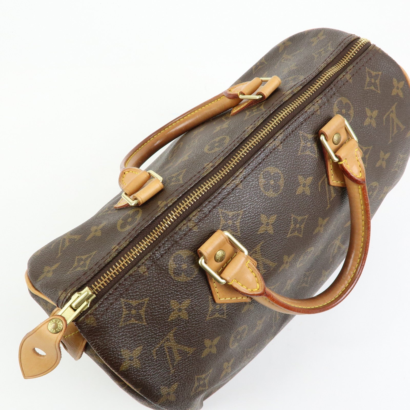 Louis Vuitton Monogram Speedy 30 Boston Bag Hand Bag Brown M41526