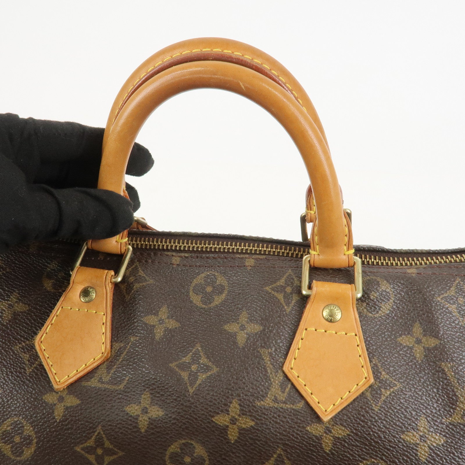 Louis Vuitton Monogram Speedy 30 Boston Bag Hand Bag Brown M41526