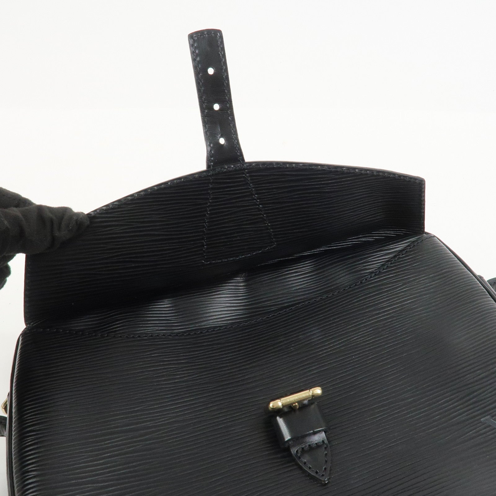 Louis Vuitton Epi Jeune Fille Shoulder Bag Noir M52152