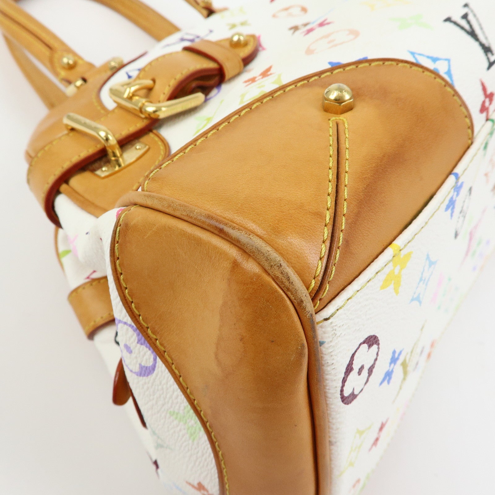 Louis Vuitton Monogram Multicolor Claudia Hand Bag Blanc M40193