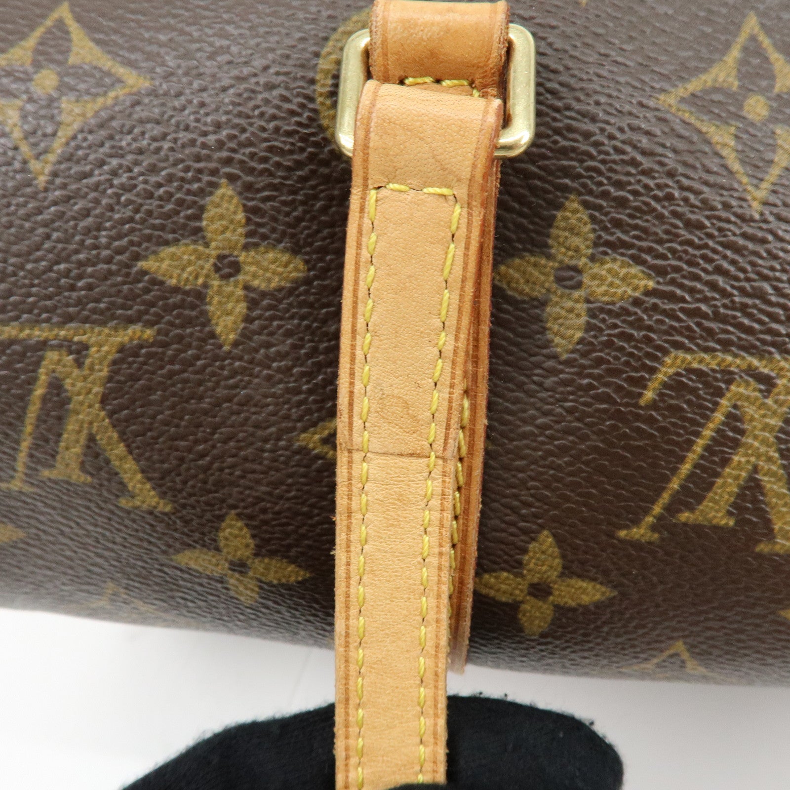 Louis Vuitton Monogram Papillon 30 Hand Bag Brown M51385