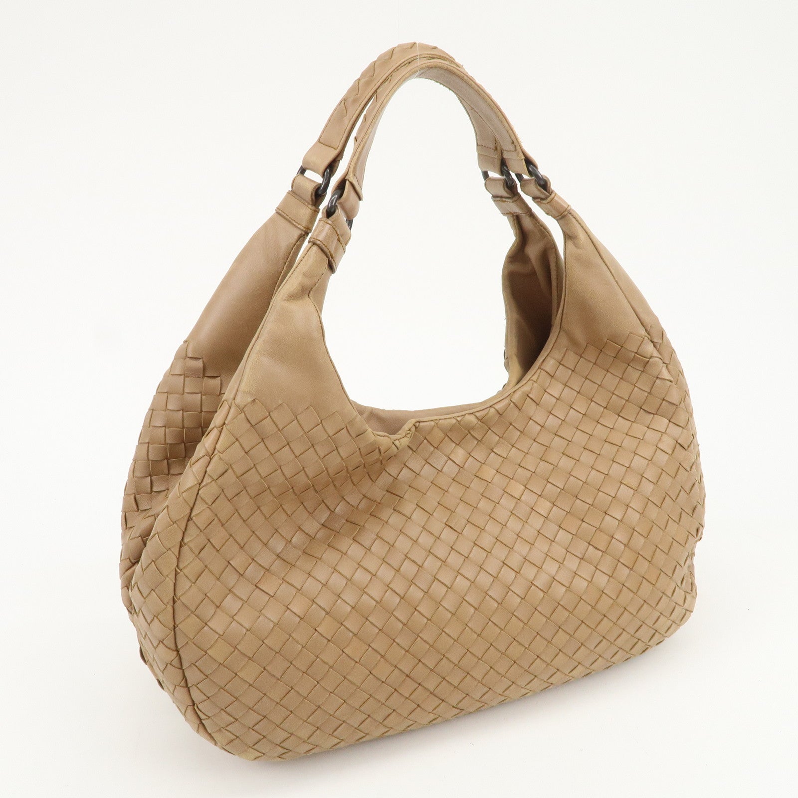 BOTTEGA VENETA Intrecciato Campana Medium Shoulder Bag 125787