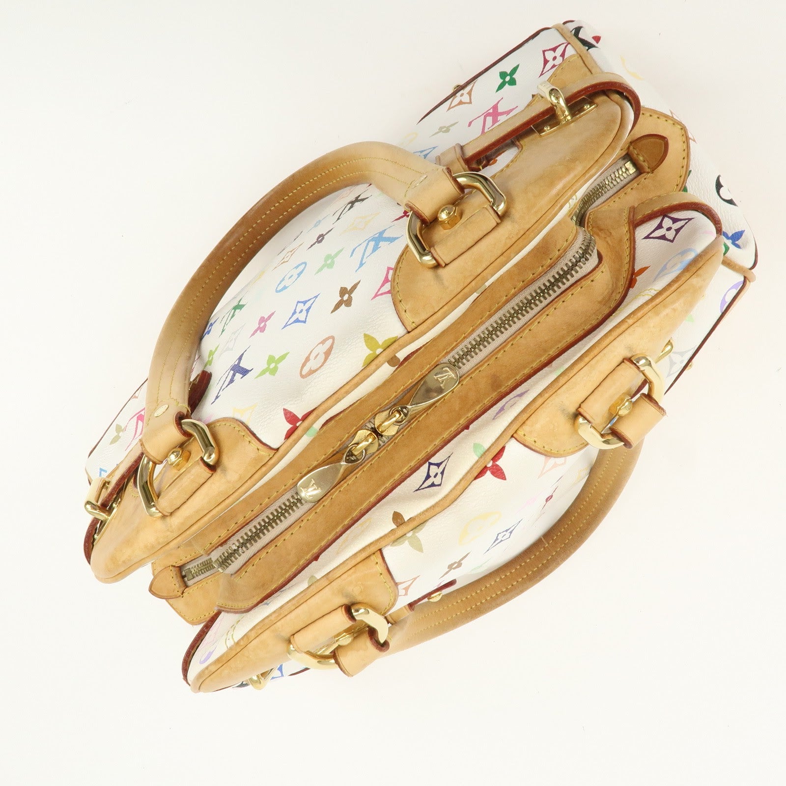 Louis Vuitton Monogram Multicolor Claudia Hand Bag Blanc M40193