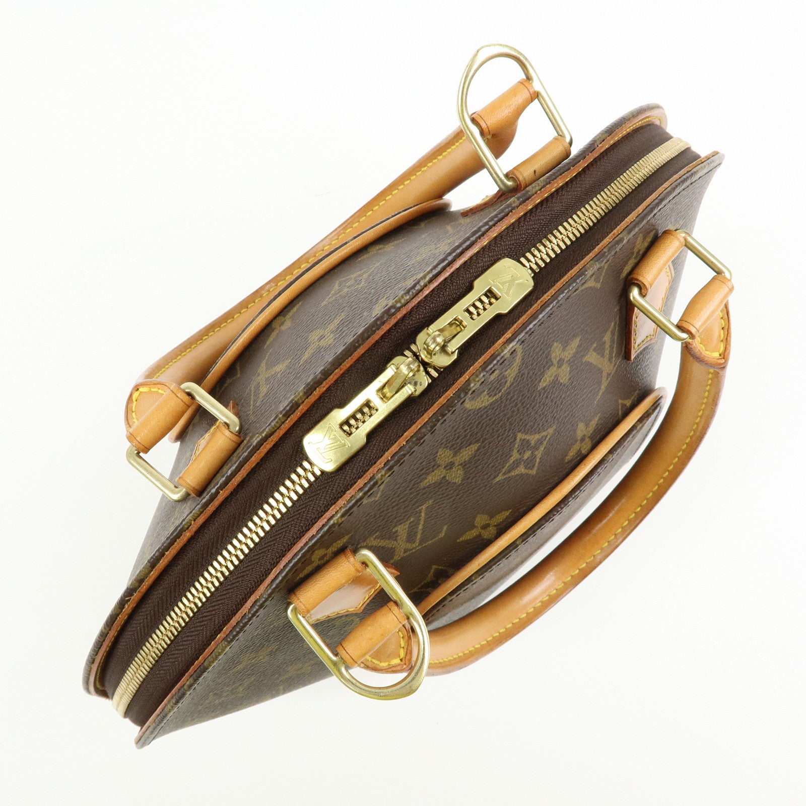 Louis Vuitton Monogram Ellipse PM Hand Bag Brown M51127