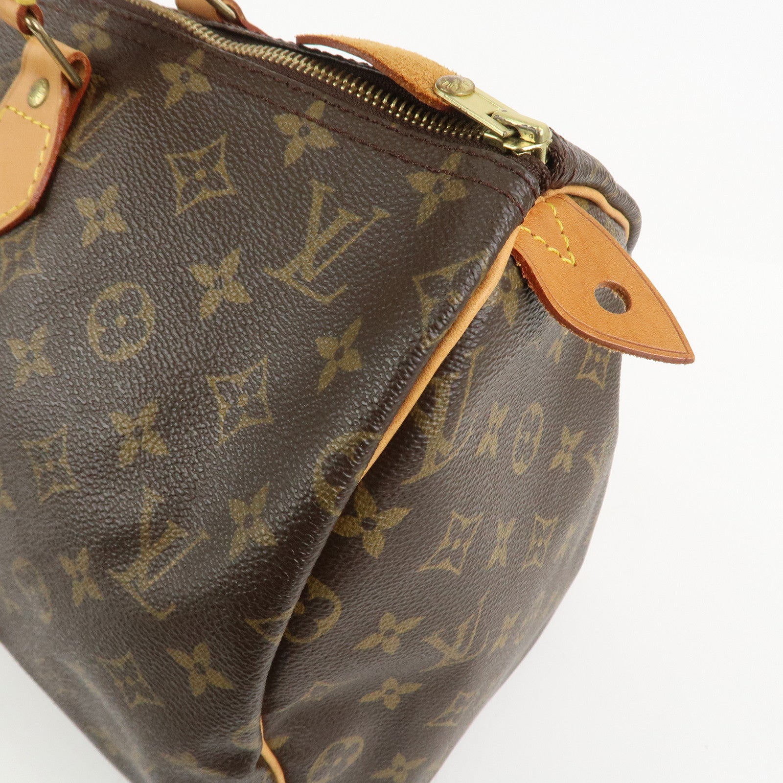 Louis Vuitton Monogram Speedy 40 Hand Bag Boston Bag Brown M41522