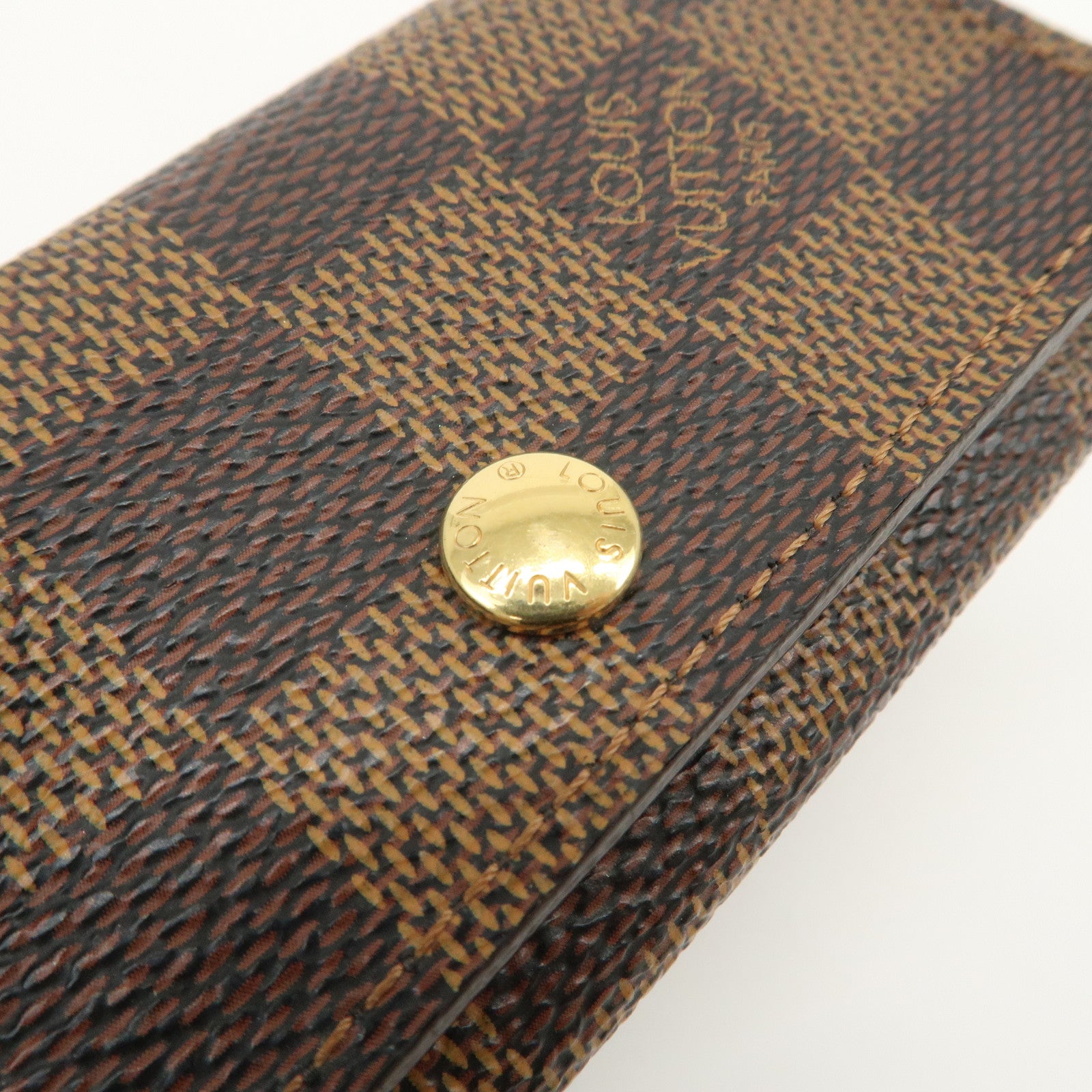 Louis Vuitton Damier Multicles 4 Key Case Damier Ebene Brown N62631