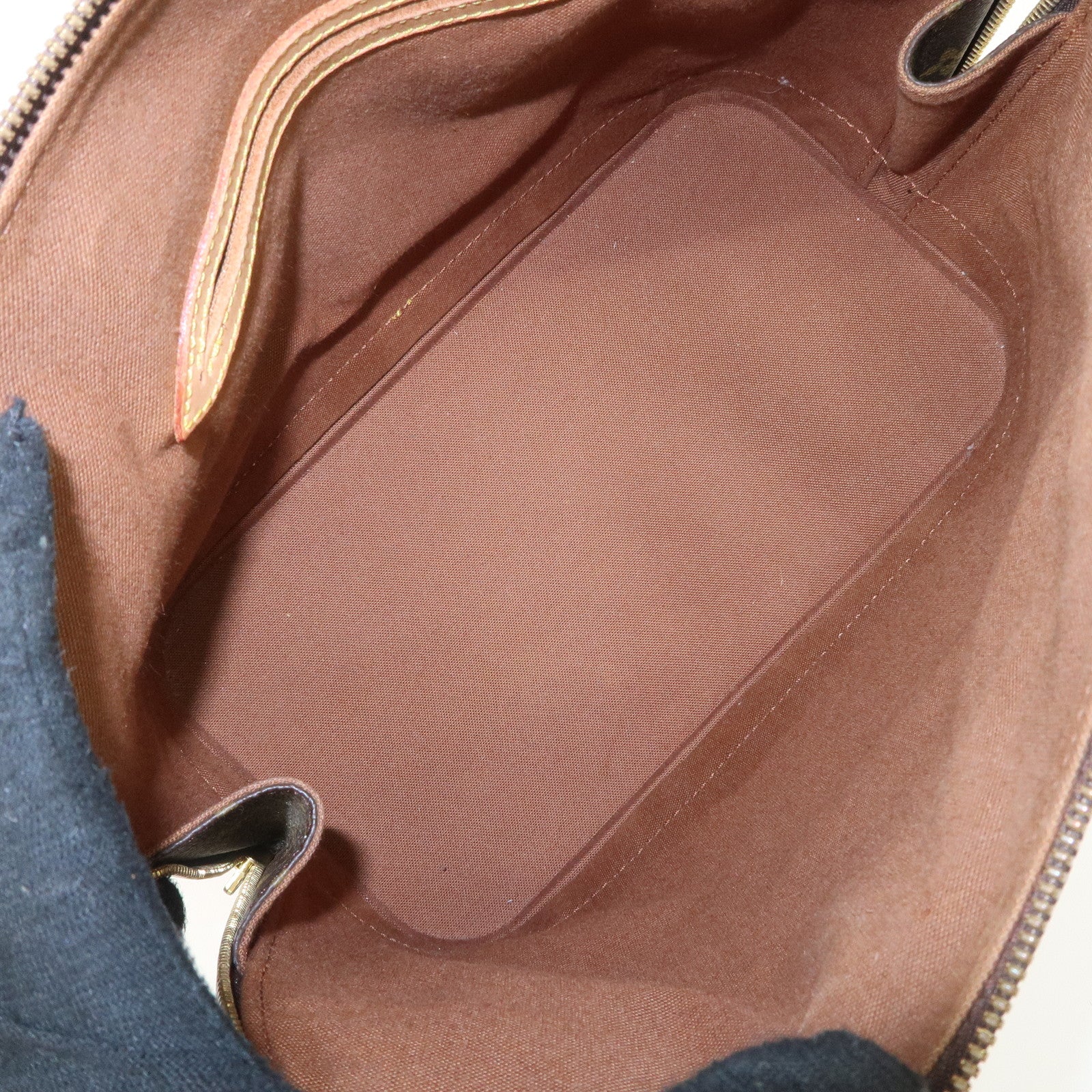 Louis Vuitton Monogram Alma Hand Bag Brown M51130 Used