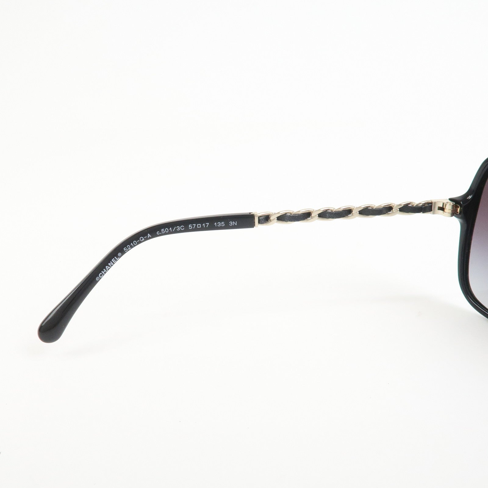CHANEL COCO Mark Plastic Sunglasses 5210-Q-A c.501/3C 57□17 135 3N