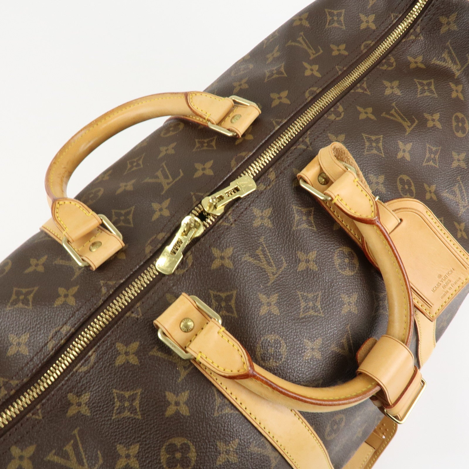 Louis Vuitton Monogram Keep All Bandouliere 55 Boston Bag M41414 Used