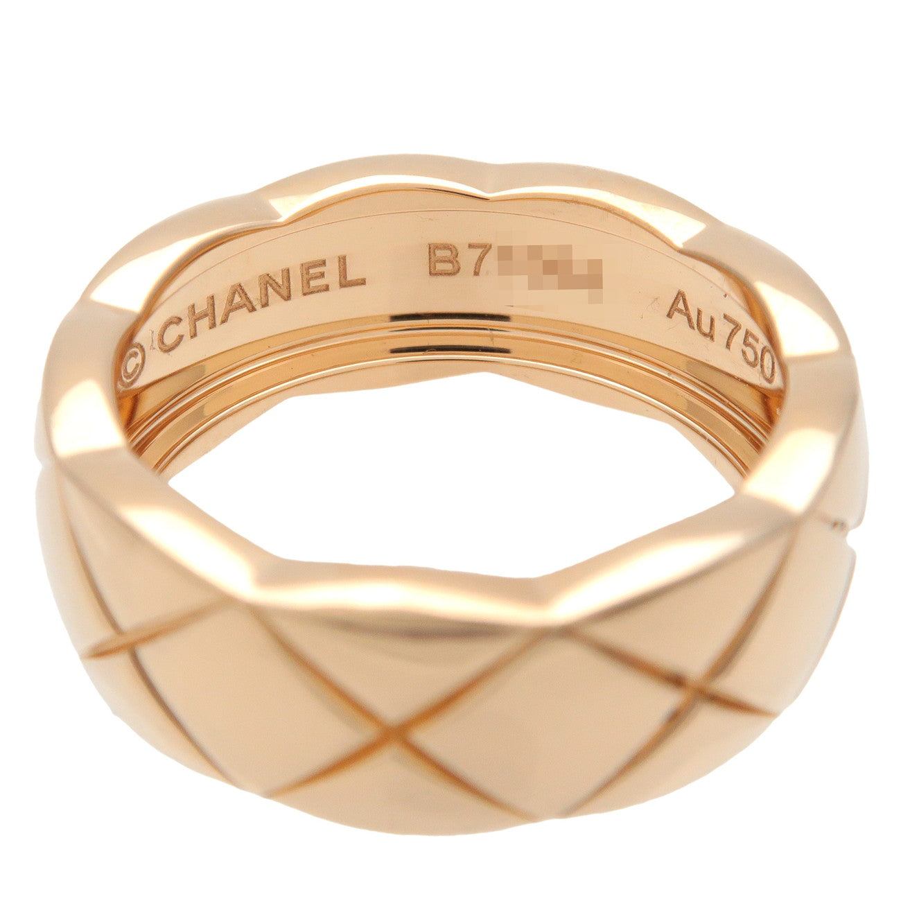 CHANEL COCO Crush Ring #48 K18 750YG Yellow Gold J10571 US4.5 EU48