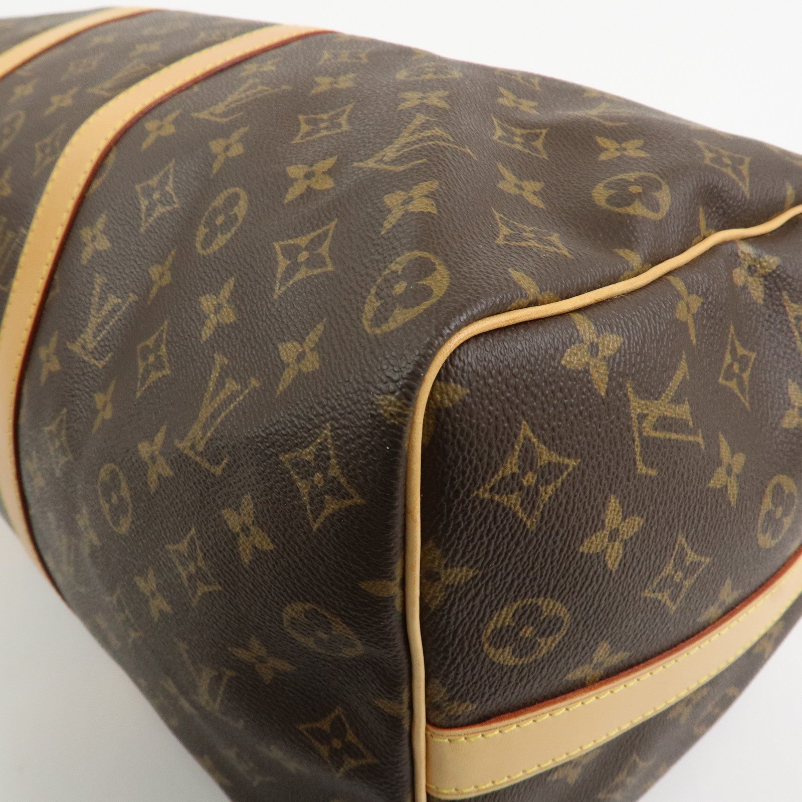 Louis Vuitton Monogram Keep All 50 Bandouliere Boston Bag M41416