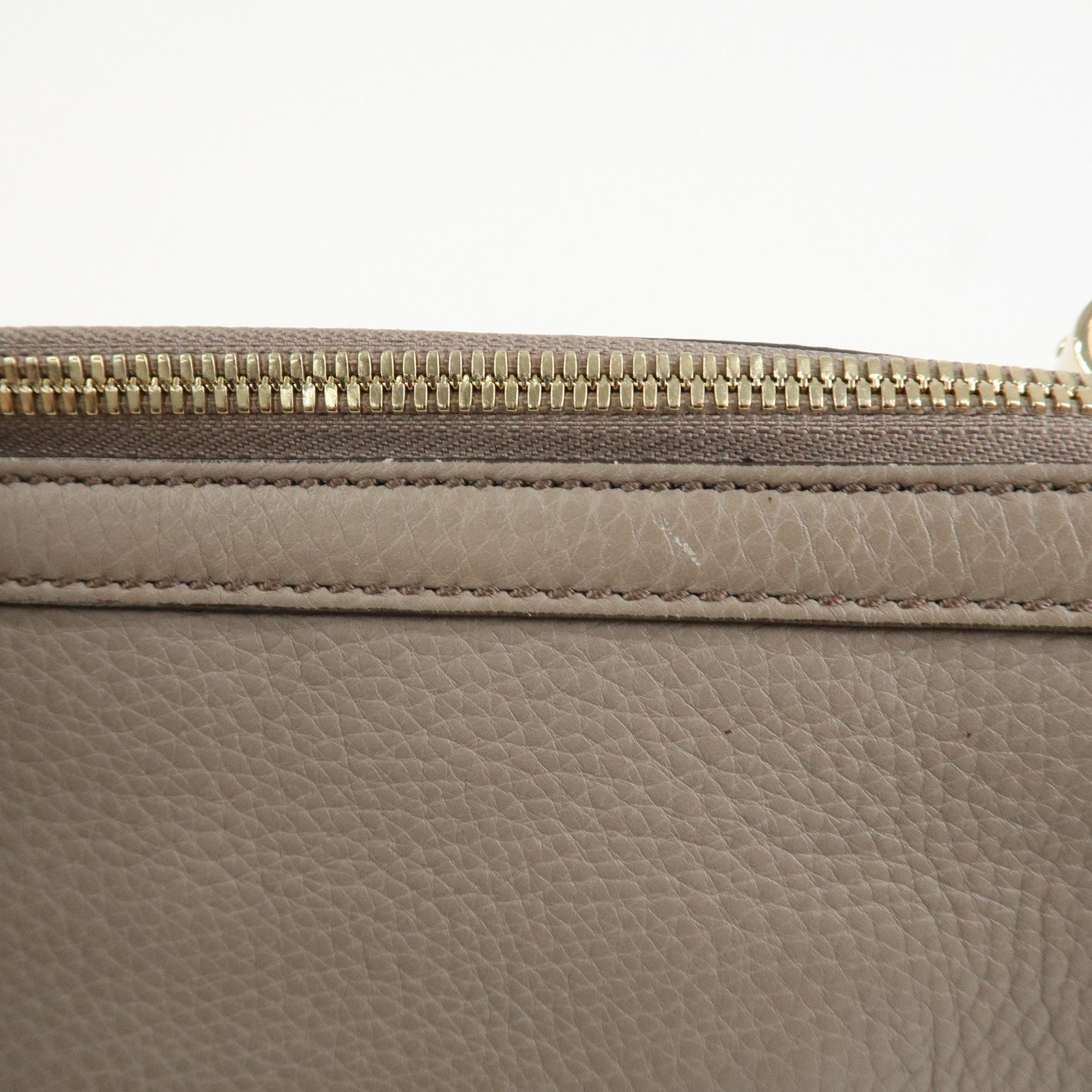 GUCCI SOHO Interlocking G Leather Shoulder Crossbody Bag 308361