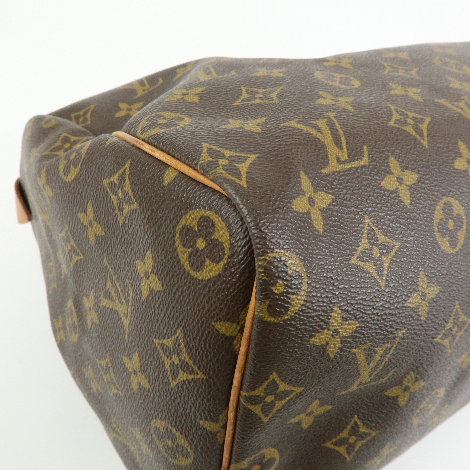 Louis Vuitton Monogram Speedy 40 Hand Bag Boston Bag Brown M41522