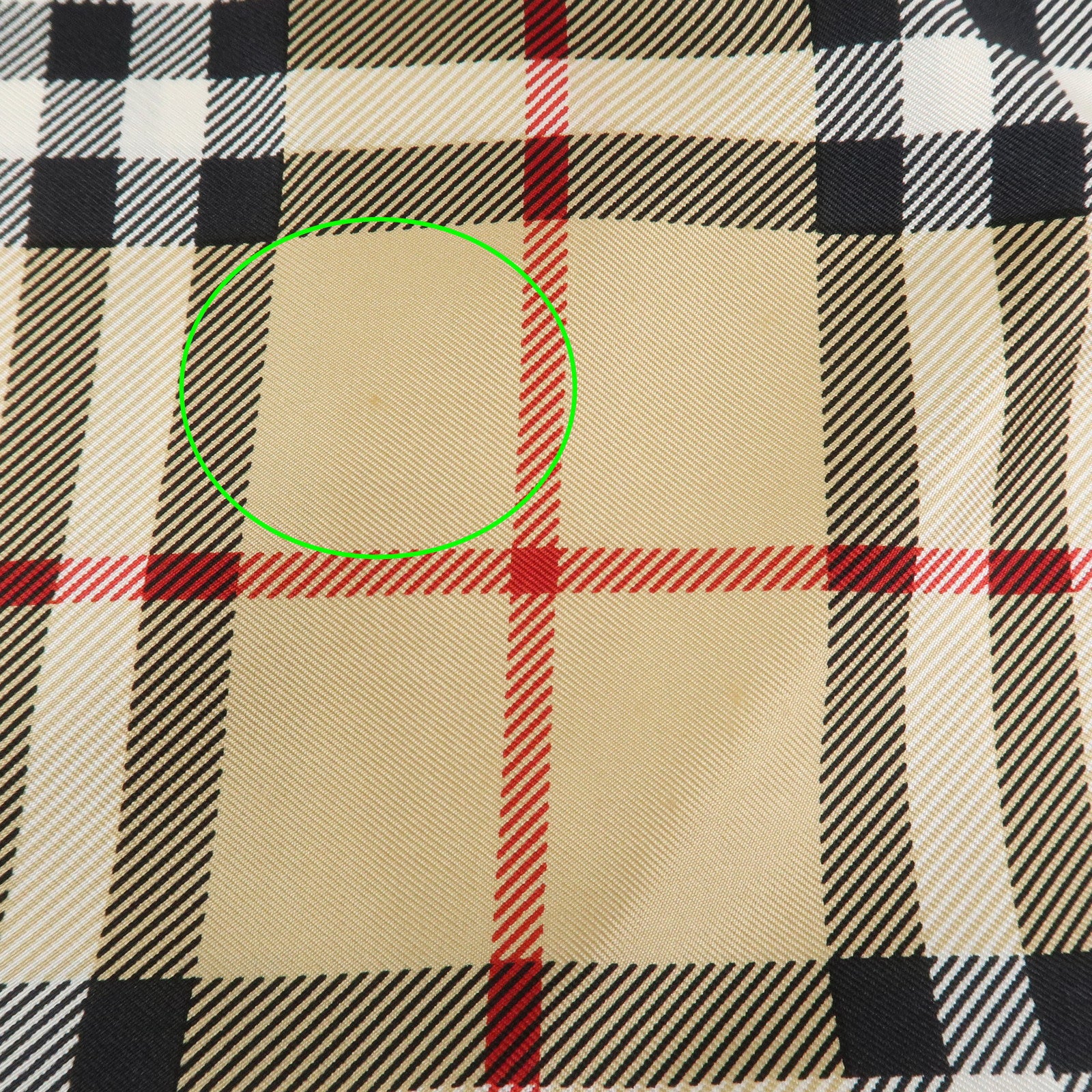 BURBERRY Nova Plaid Silk 100% Scarf 90×90 Beige