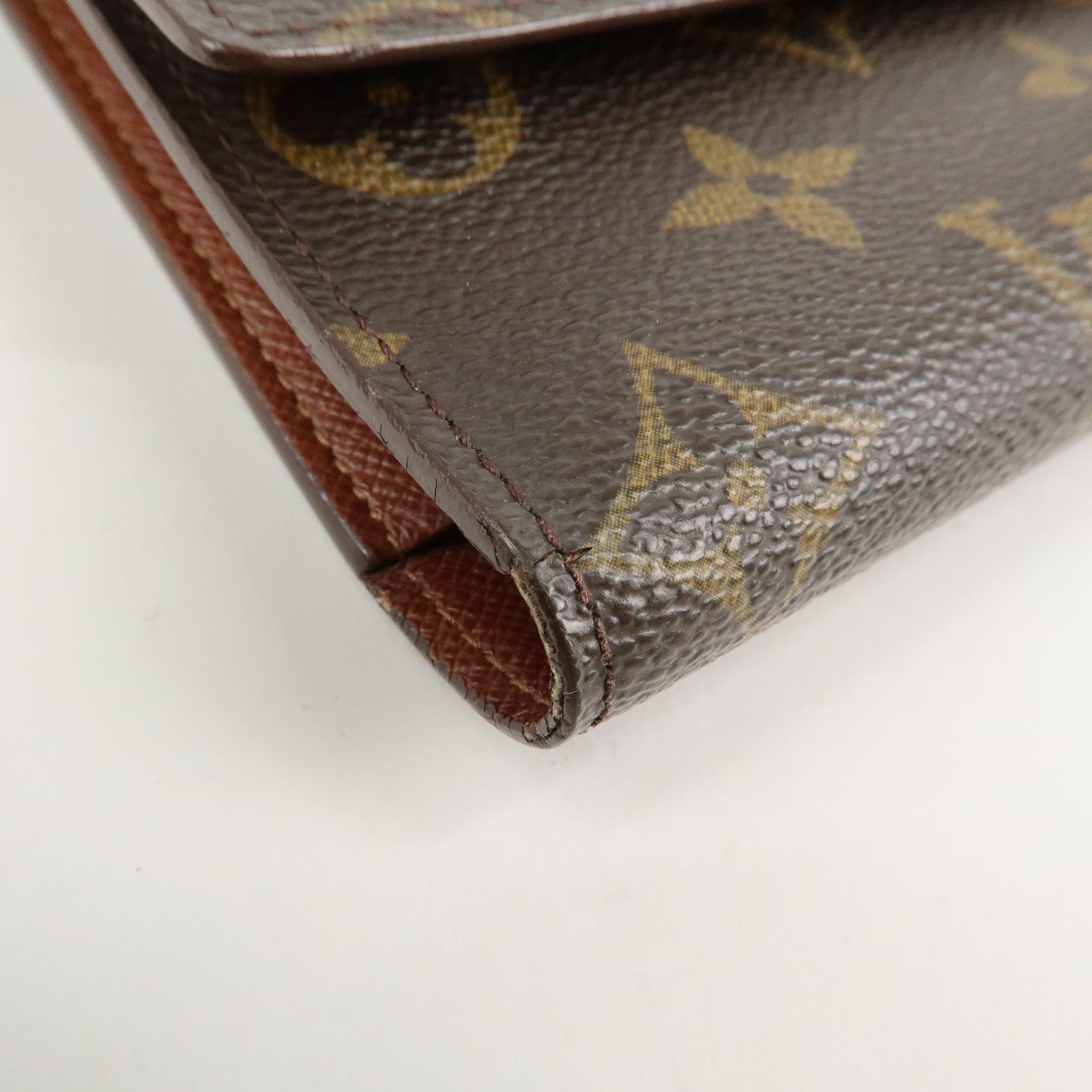 Louis Vuitton Set of 2 Monogram Canvas Long Wallet M61215 Used