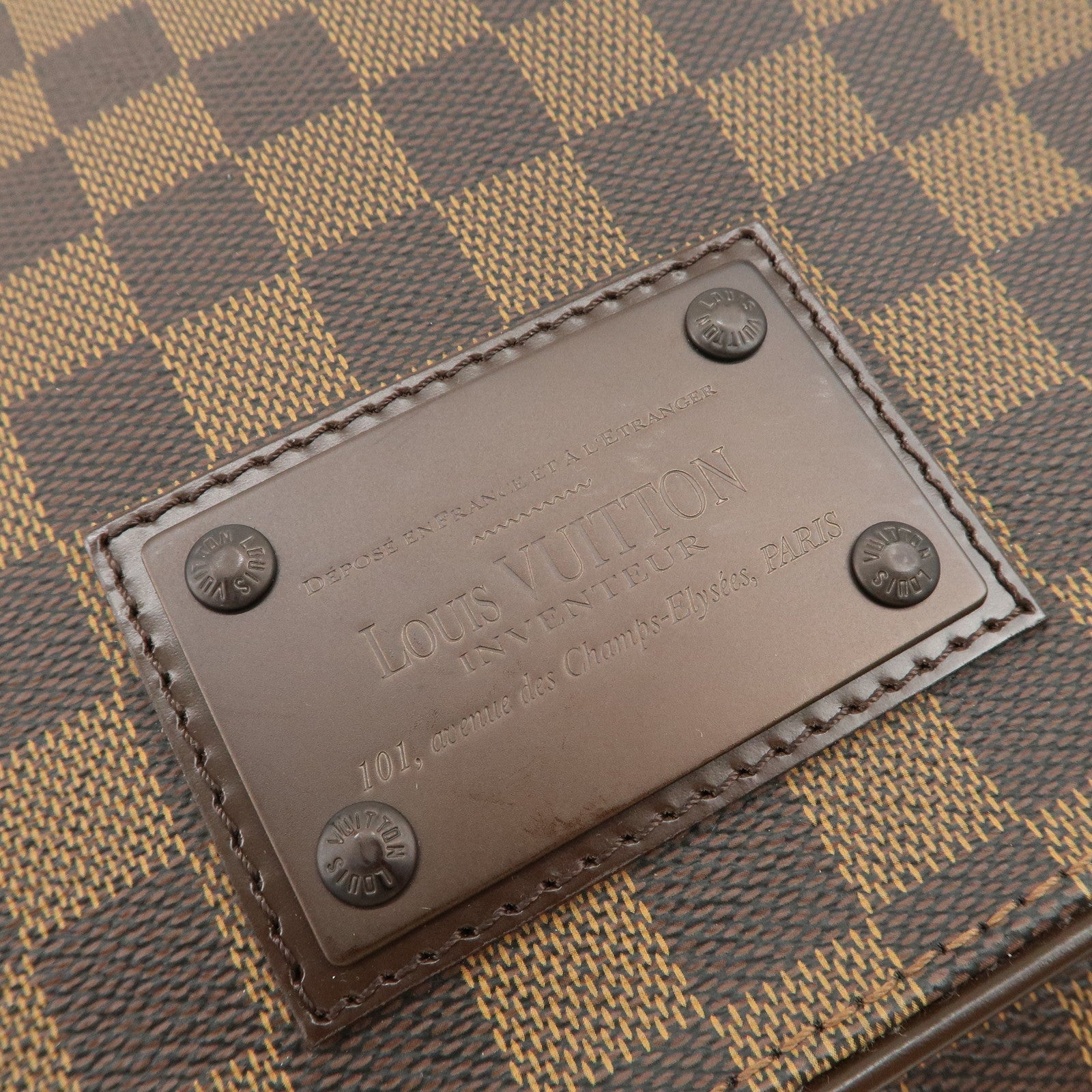 Louis Vuitton Damier Ebene Brooklyn PM Shoulder Bag N51210