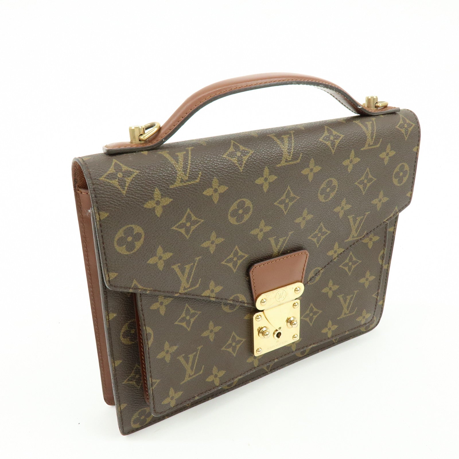 Louis Vuitton Monogram Monceau 28 2Way Bag Briefcase M51185
