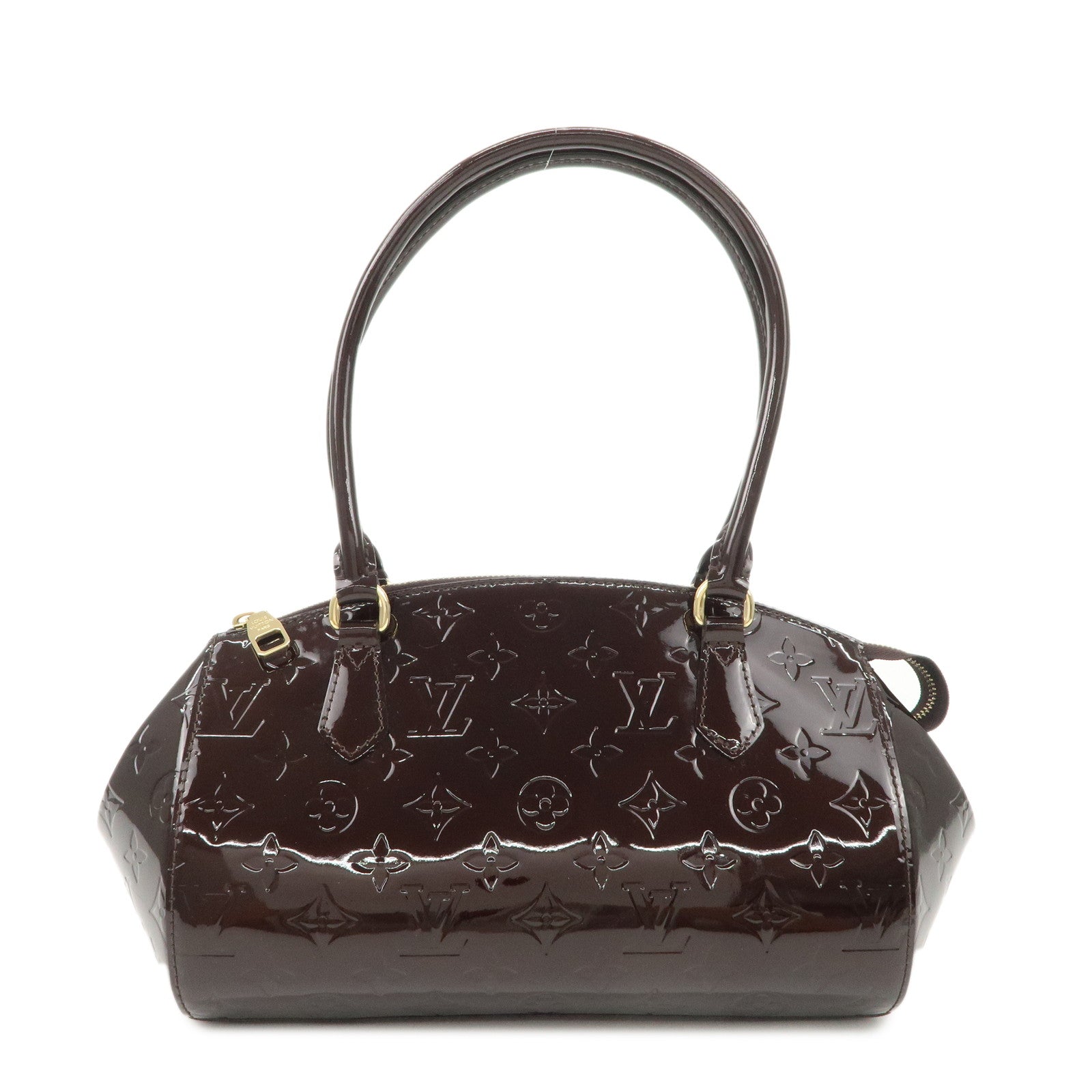 Louis Vuitton Monogram Vernis Leather Sherwood PM Hand Bag M91493