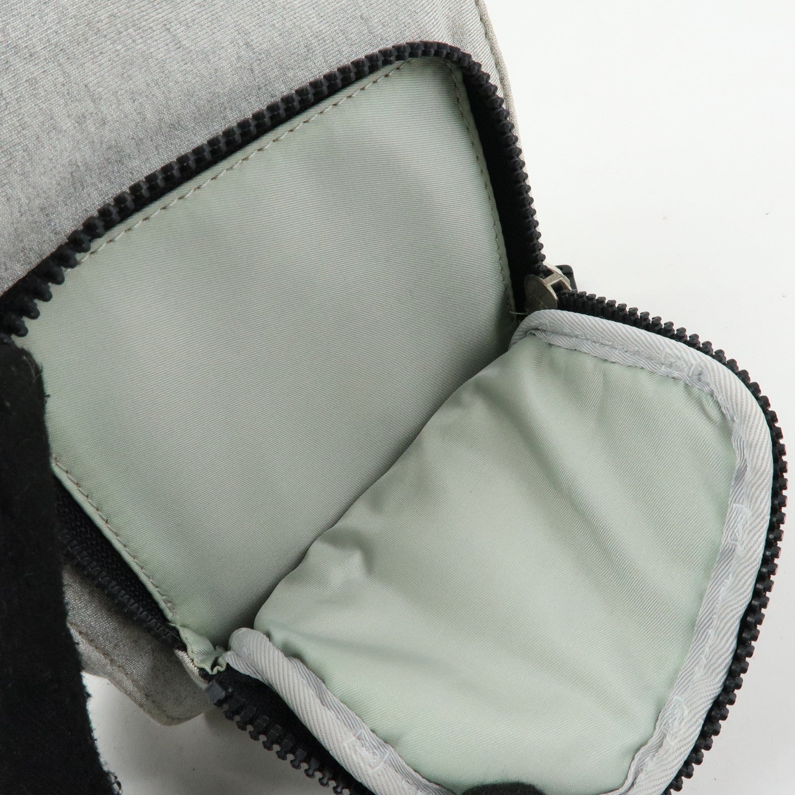 CHANEL CHANEL Sports Cotton Waist Bag Body Bag Gray