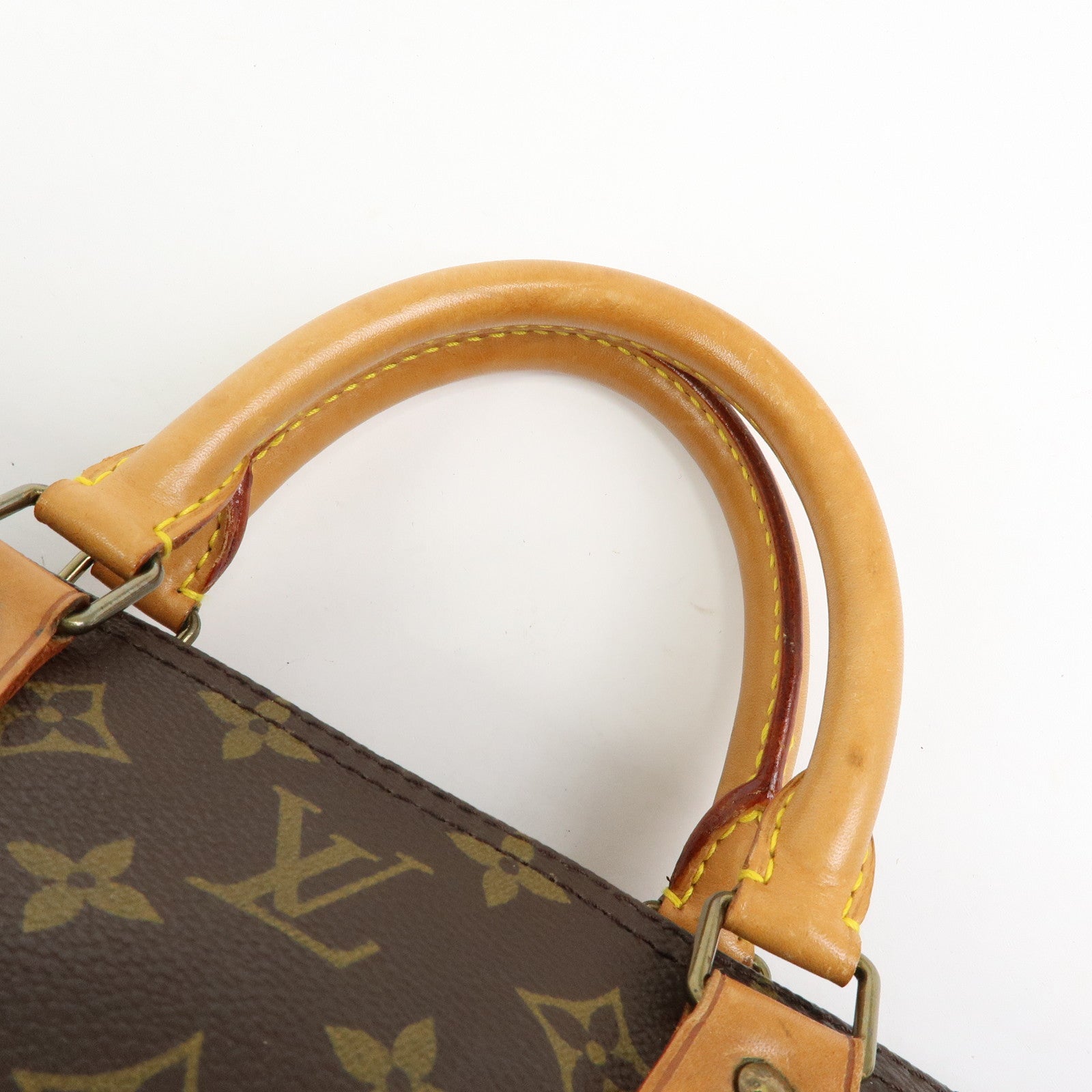 Louis Vuitton Monogram Speedy 40 Hand Bag Boston Bag Brown M41522