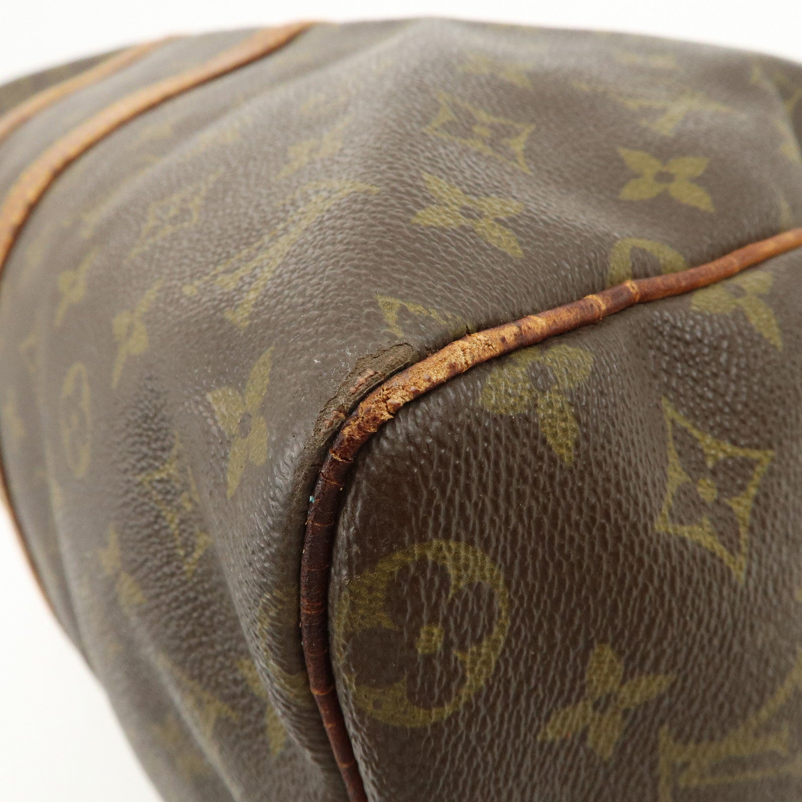 Louis Vuitton Monogram Keep All 45 Boston Bag Brown M41428