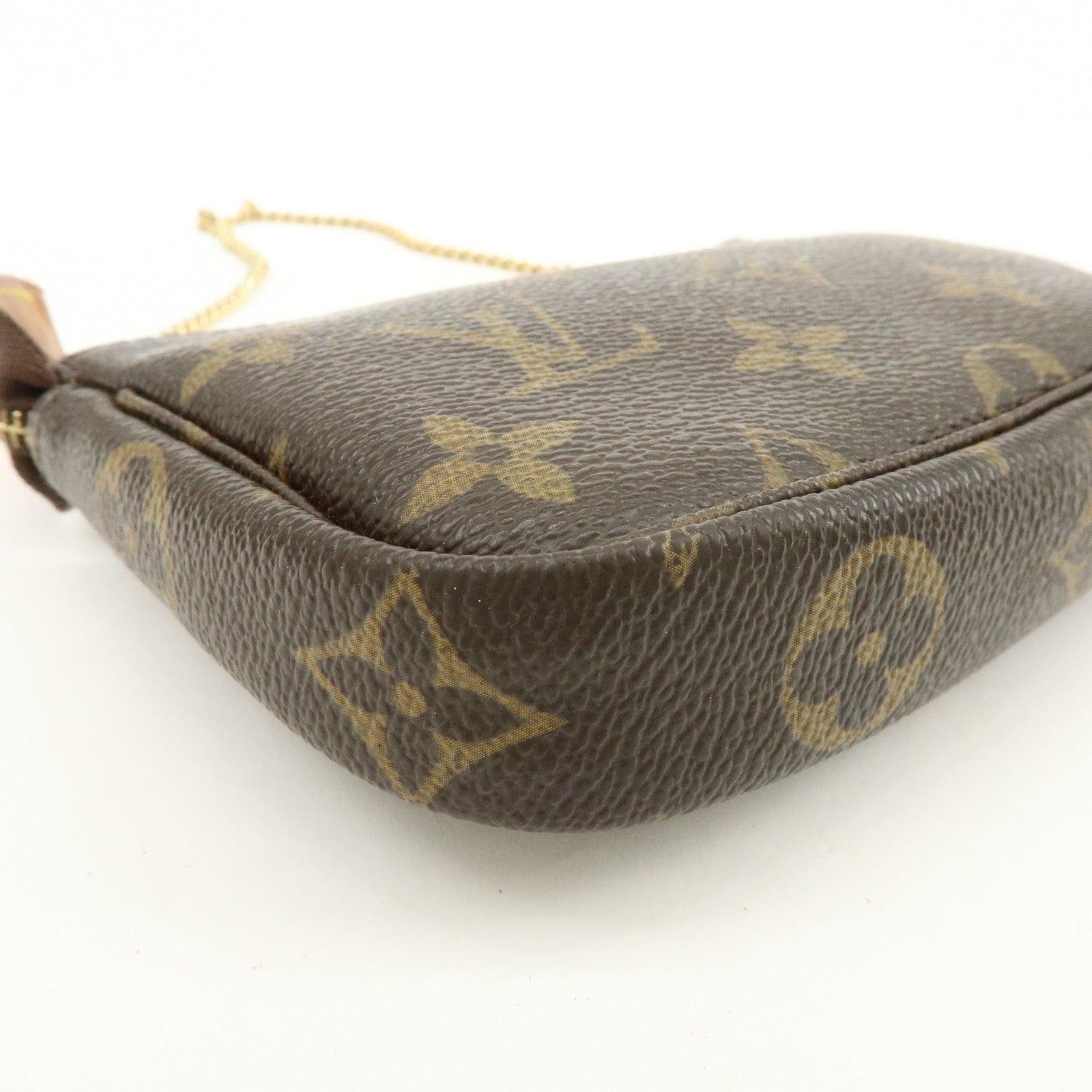 Louis Vuitton Monogram Mini Pochette Accessoires Hand Bag M58009